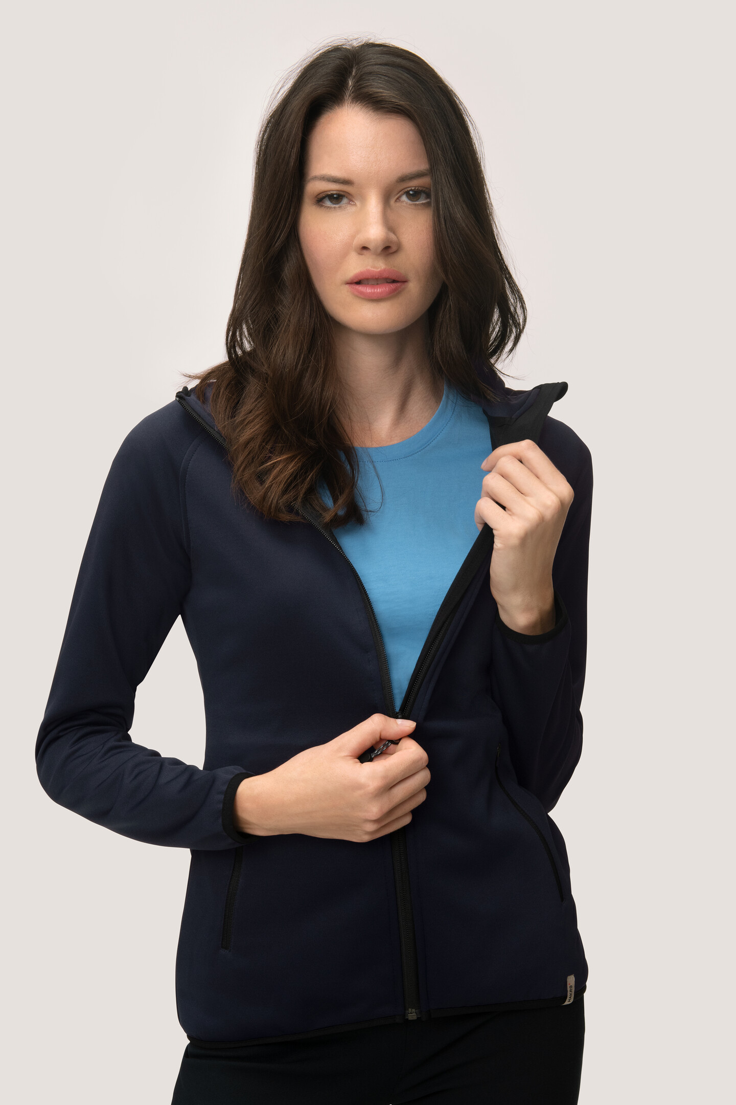 HAKRO Damen-Kapuzen-Jacke 263 Florida HAKRO Damen-Kapuzen-Jacke 263 Florida