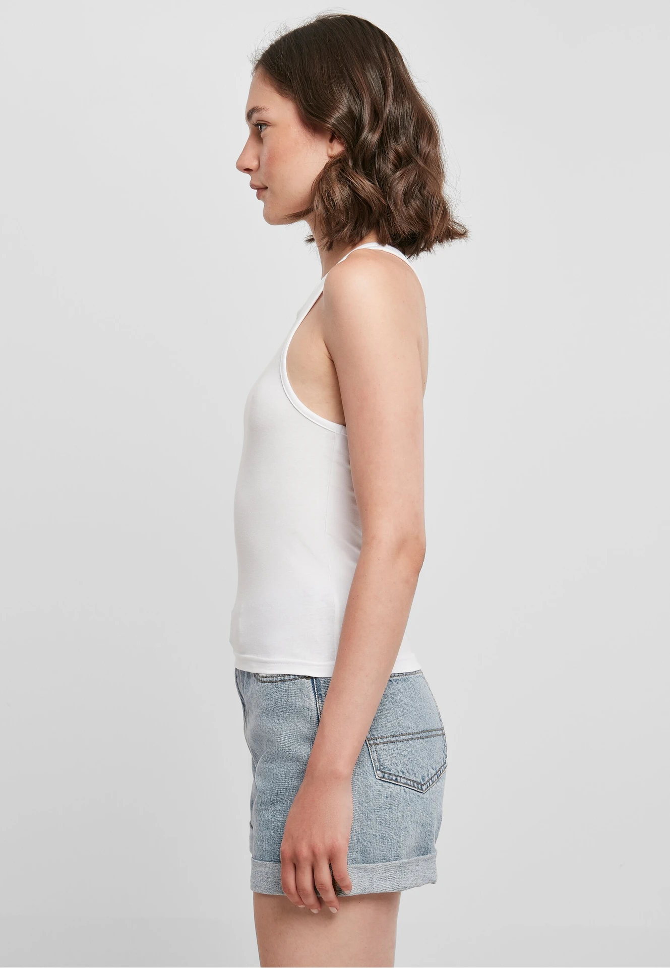 Build Your Brand Ladies Racer Back Top