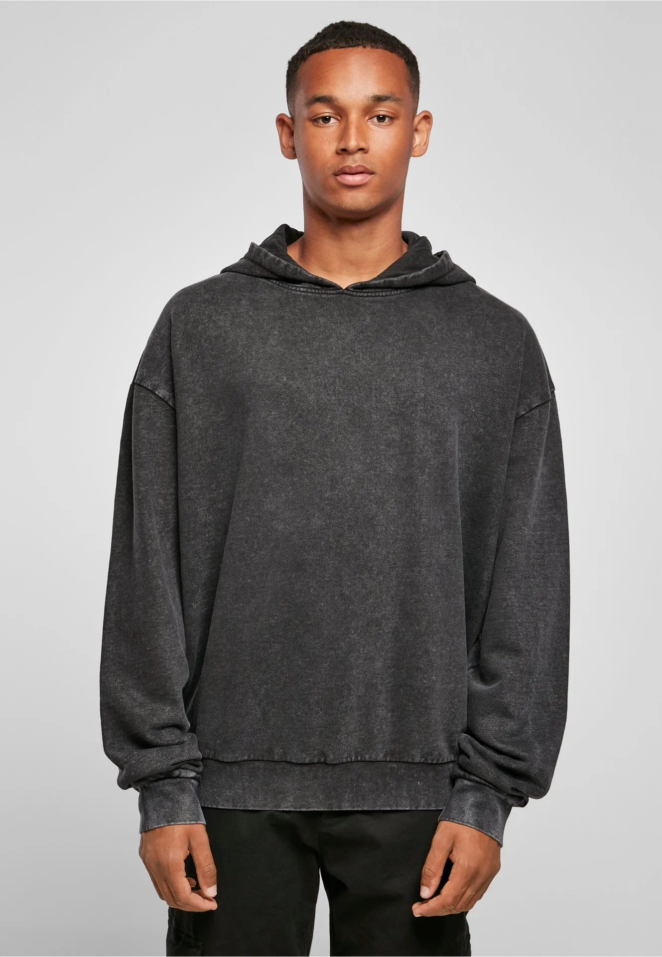 Build Your Brand Acid Washed Oversize Hoody