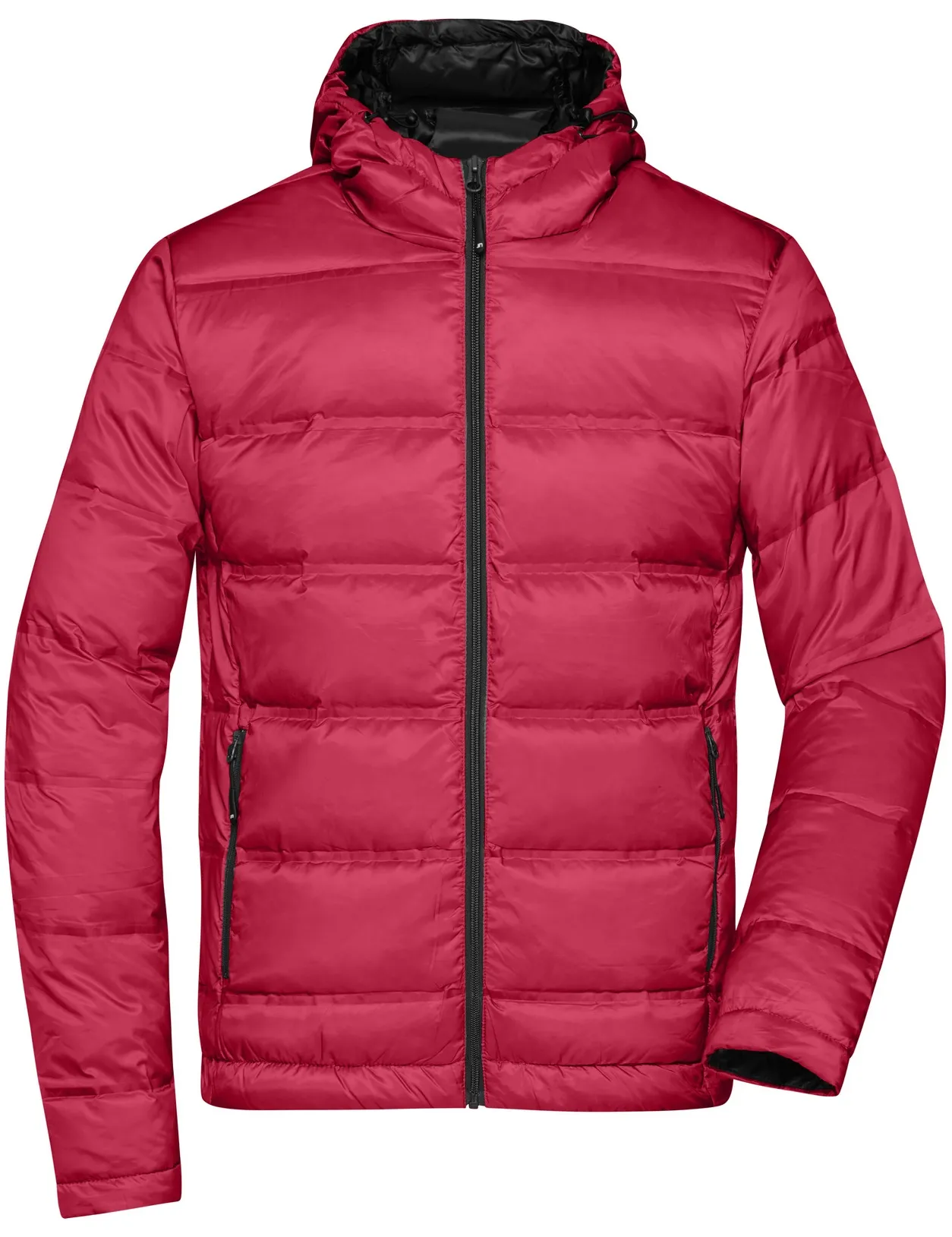 James & Nicholson Men's Hooded Down Jacket
