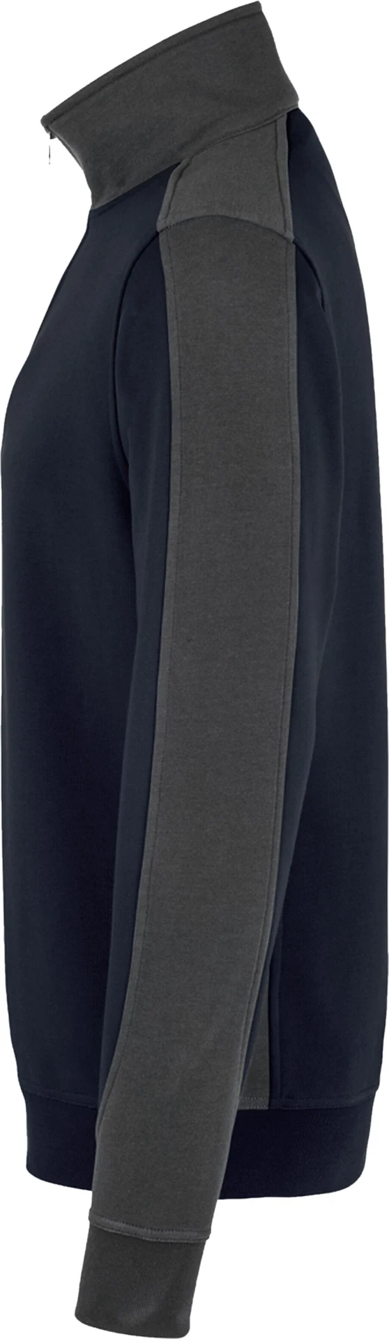 HAKRO Zip-Sweatshirt 476 Contrast Mikralinar®