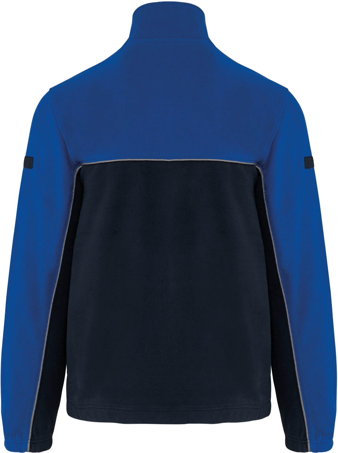 kariban-WK904-workwear-fleece-jacke-navy-royalblue-back-6 Kariban Workwear Fleece Jacke
