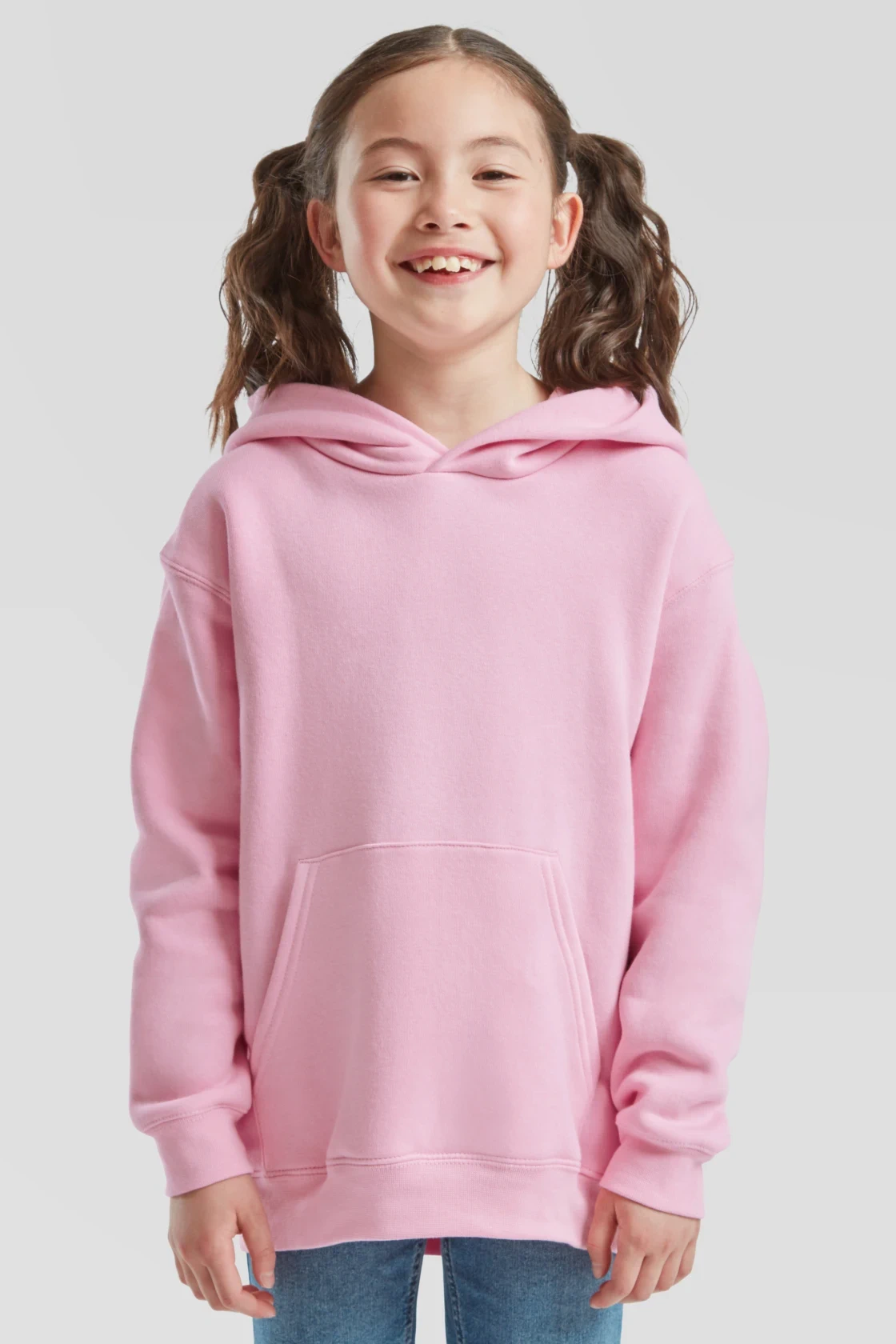 fruit-of-the-loom-62-037-0-kids-premium-hooded-sweatshirt-lightpink-model-0 F.O.L. Kids Premium Hooded Sweat