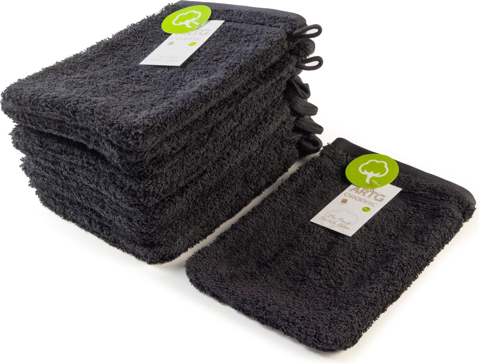 artg-ar501-organic-washing-glove-black-front-1 ARTG Organic Washing Glove
