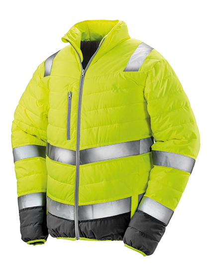 Result Men`s Soft Padded Safety Jacket