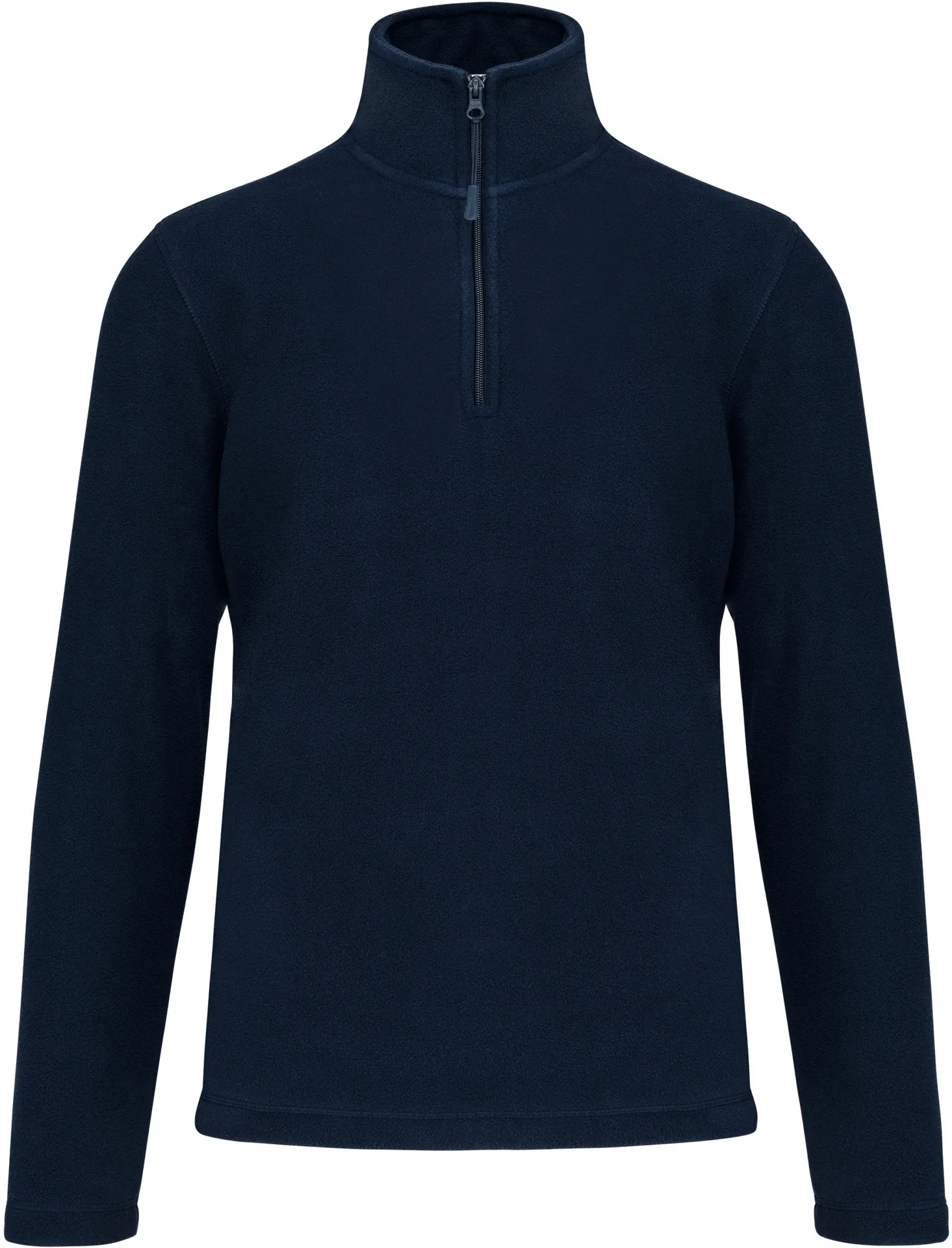 kariban-K912-microfleece-pullover-mit-viertel-zip-enzo-navy-front-3 Kariban Microfleece Pullover mit 1/4 Zip "Enzo"