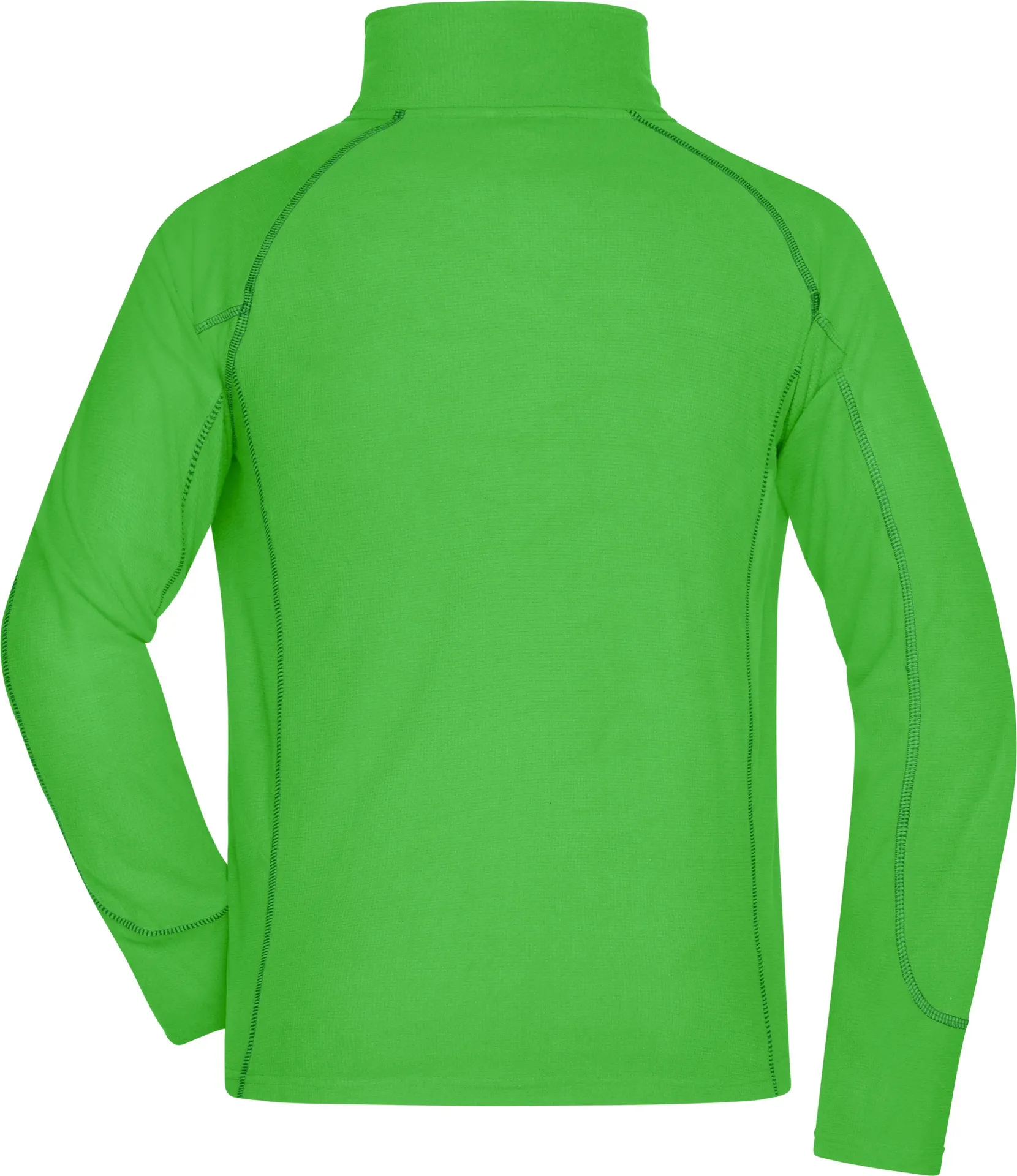 jn597-mens-structure-fleece-jacket-green-darkgreen-back-5 James & Nicholson Men's Structure Fleece Jacket