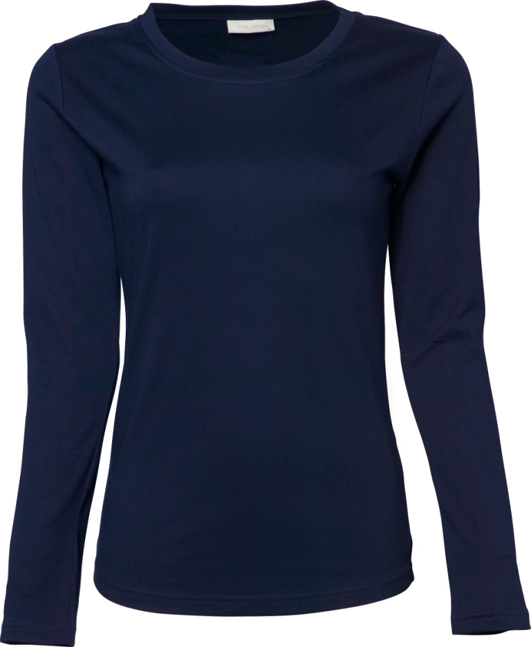 TEE JAYS Ladies Long Sleeve Interlock Tee TEE JAYS Ladies Long Sleeve Interlock Tee