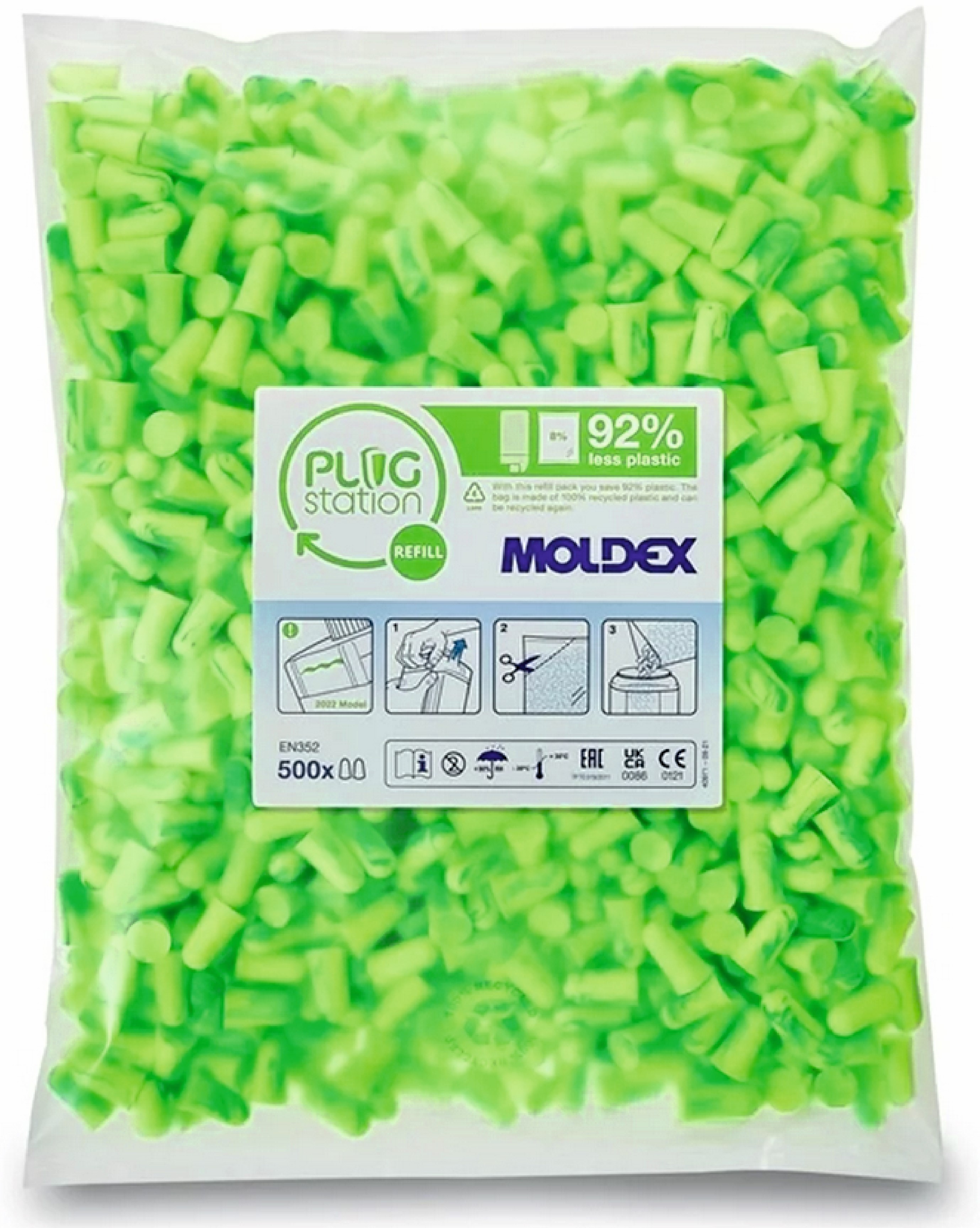 MOLDEX Pura-Fit Refill Pack 500 Paar 7760 