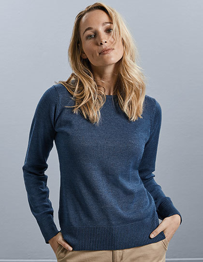 Russell Ladies Crew Neck Knitted Pullover
