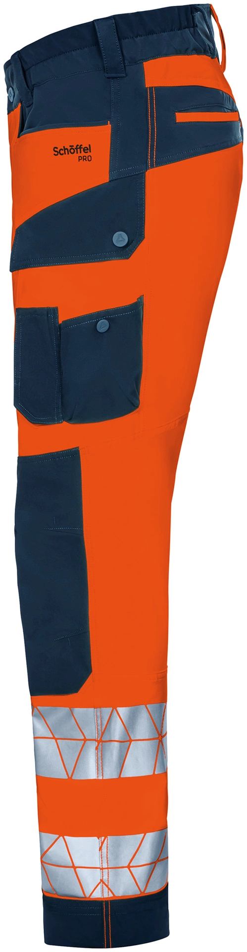 Schöffel PRO 7706 BULLDOZER Warnschutz Bundhose 4-Wege-Stretch