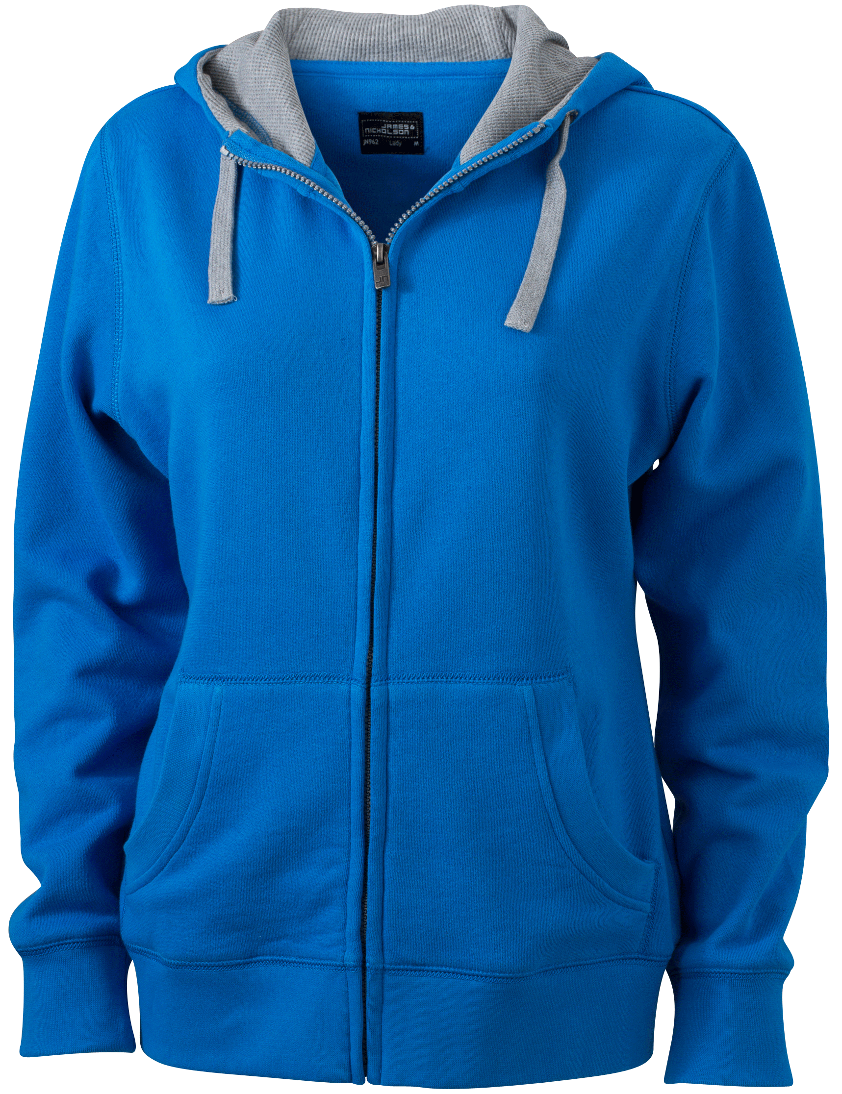 James & Nicholson Ladies Lifestyle Zip-Hoody James & Nicholson Ladies Lifestyle Zip-Hoody