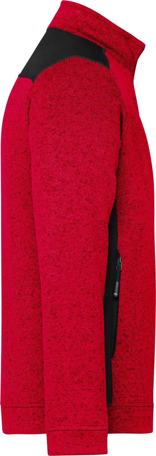 James & Nicholson Men's Knitted Workwear Fleece Jacket -STRONG-