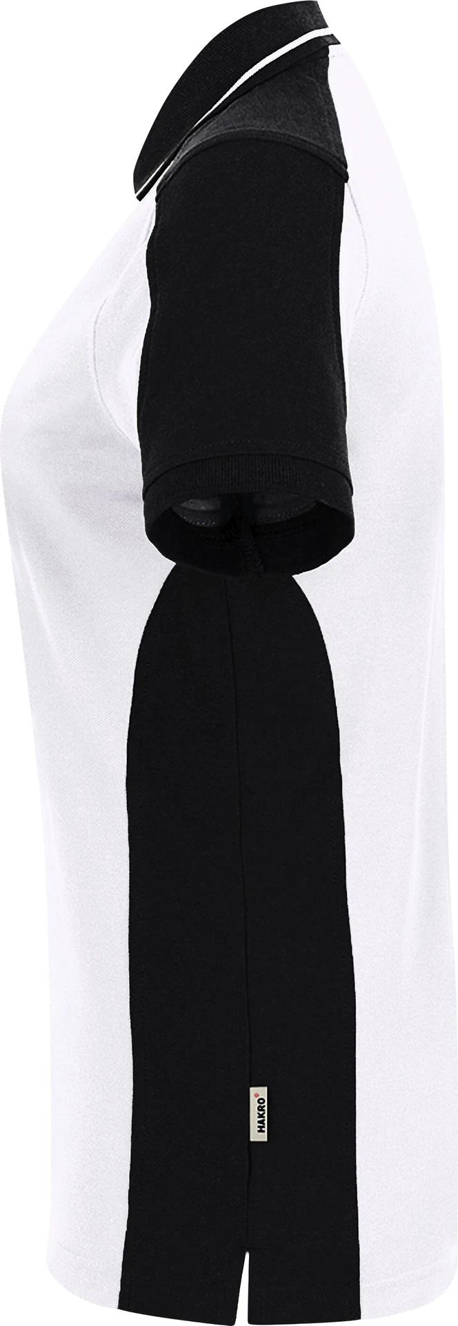 hakro-339-damen-poloshirt-contrast-mikralinar-eco-weiss-schwarz-2 HAKRO Damen Poloshirt 339 Contrast MIKRALINAR® ECO