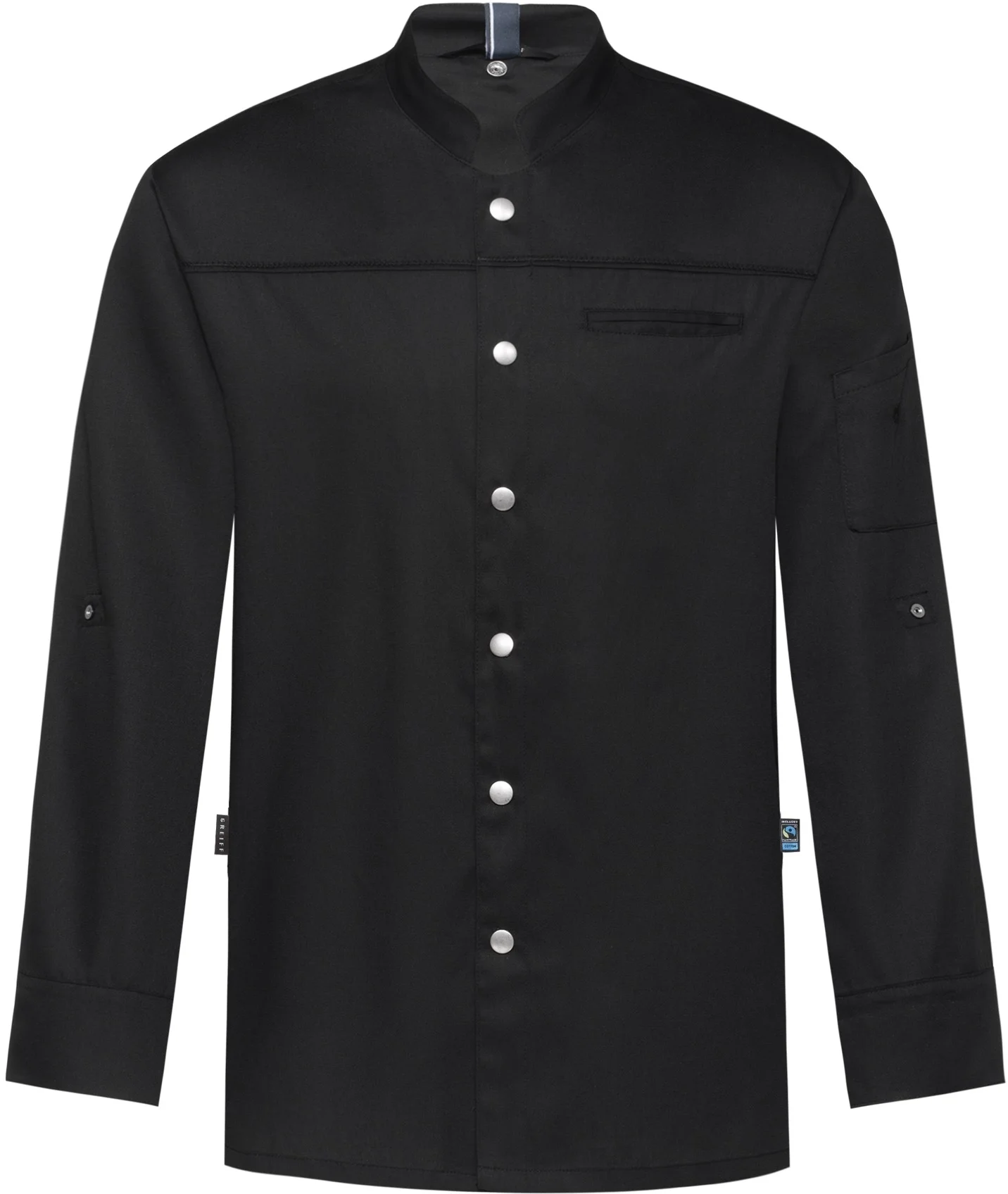greiff-5589-h-kochhemd-rf_6340_schwarz-front-2 GREIFF Kochhemd 'Falstaff Profi' Regular Fit