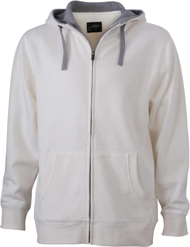 James & Nicholson Men's Lifestyle Zip-Hoody Sweat James & Nicholson Men's Lifestyle Zip-Hoody Sweat