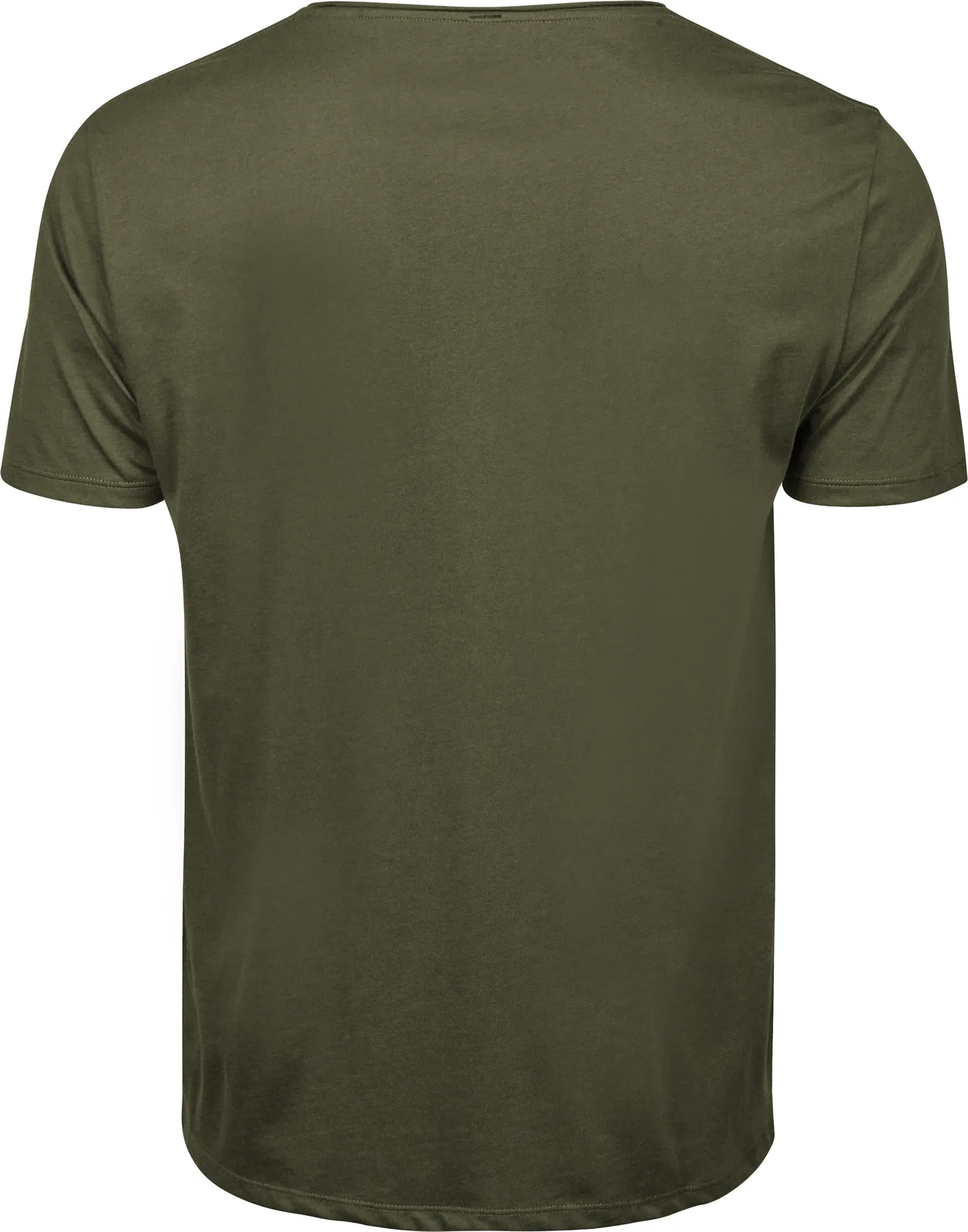 tee-jays-5060-mens-raw-edge-t-shirt-olive-back-3 Tee Jays Men's Raw Edge Tee