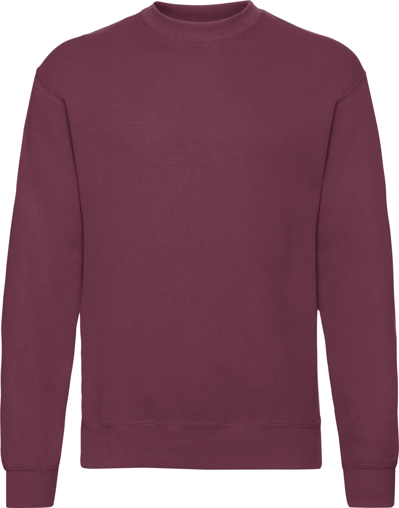 fruit-of-the-loom-62-202-0-classic-set-in-sweatshirt-burgundy-4 F.O.L. Classic Set-In Sweat