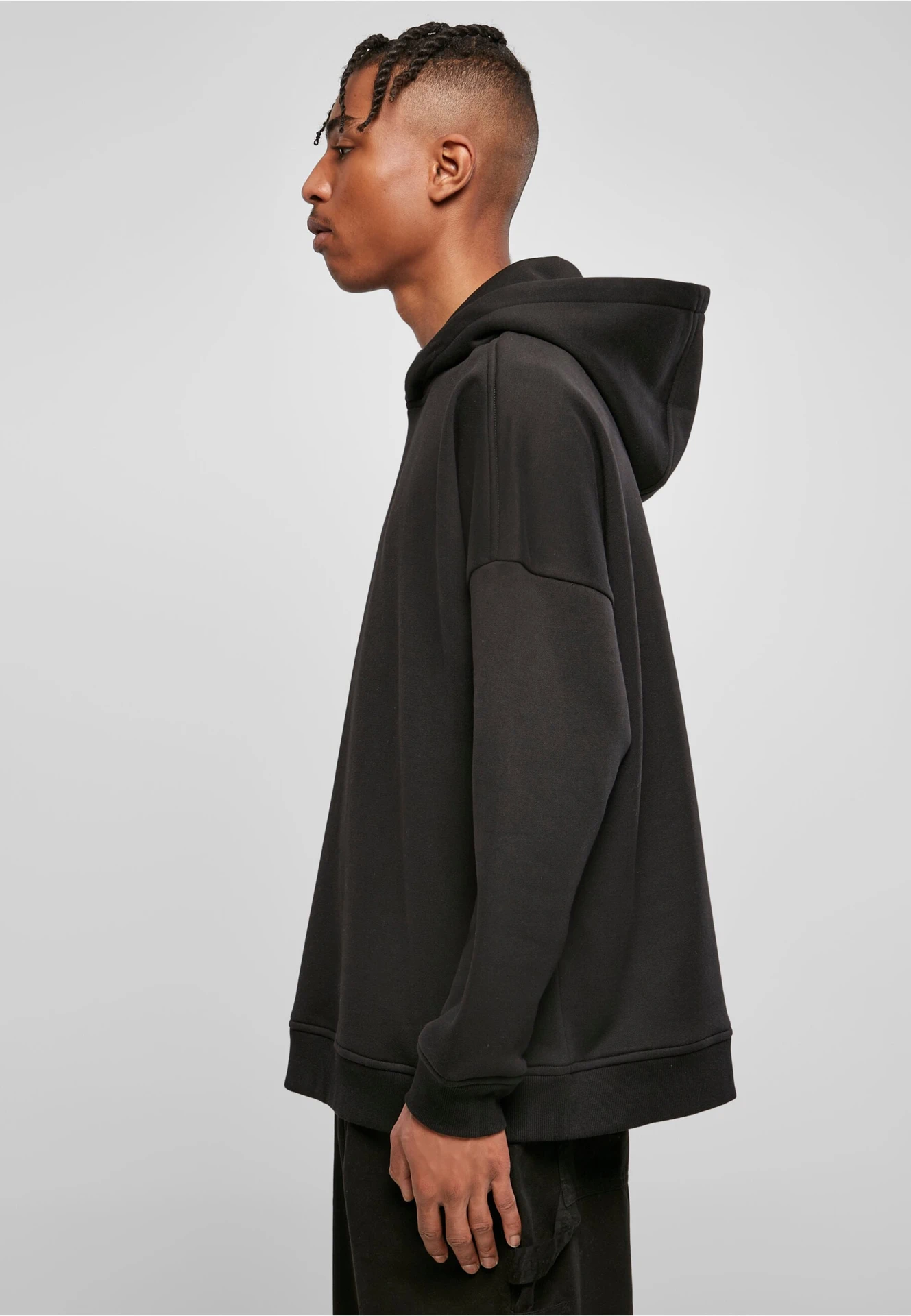 Build Your Brand Oversized Cut On Sleeve Hoody