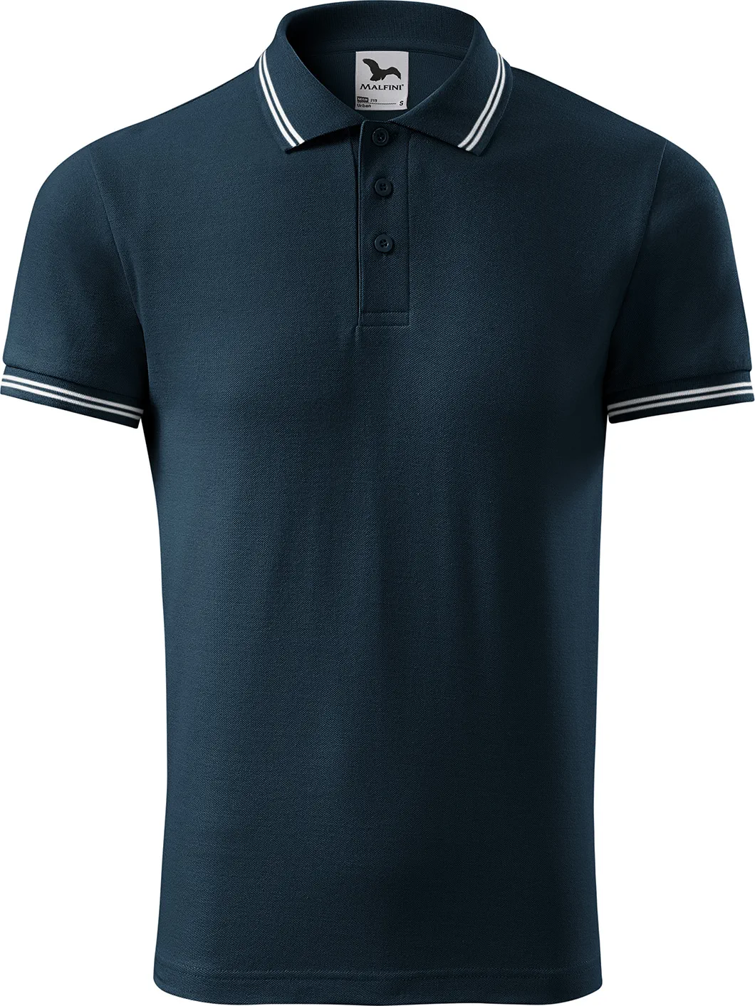 malfini-219-urban-polohemd-herren-marineblau-front-2 MALFINI Poloshirt Urban 219