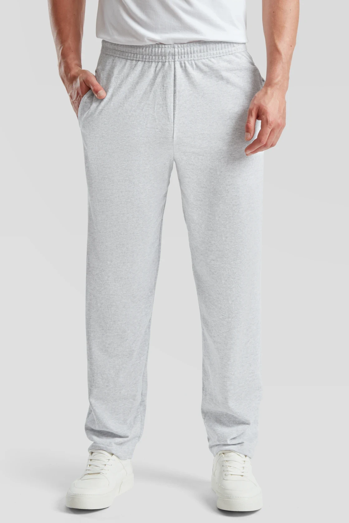 fruit-of-the-loom-64-038-0-lightweight-open-hem-jog-pants-heathergrey-model-0 F.O.L. Lightweight Jog Pants