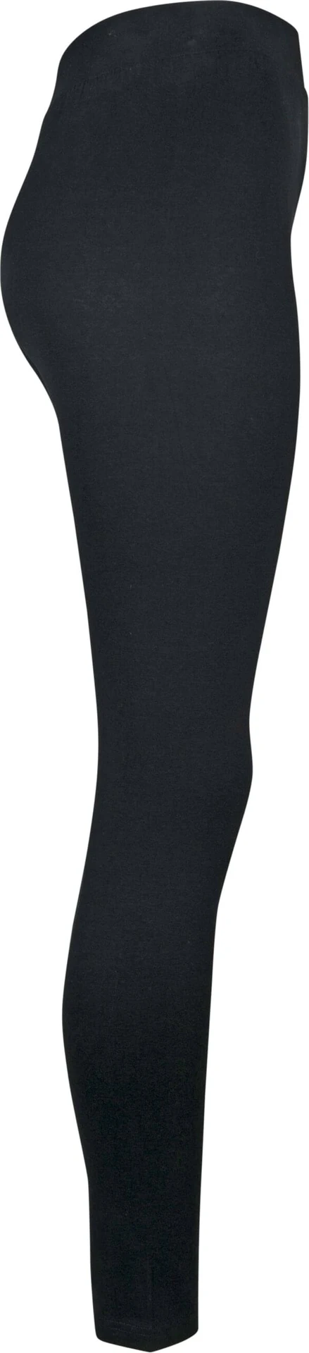 BYB-BY099-ladies-stretch-jersey-leggings-black-left-6 Build Your Brand Ladies Stretch Jersey Leggings