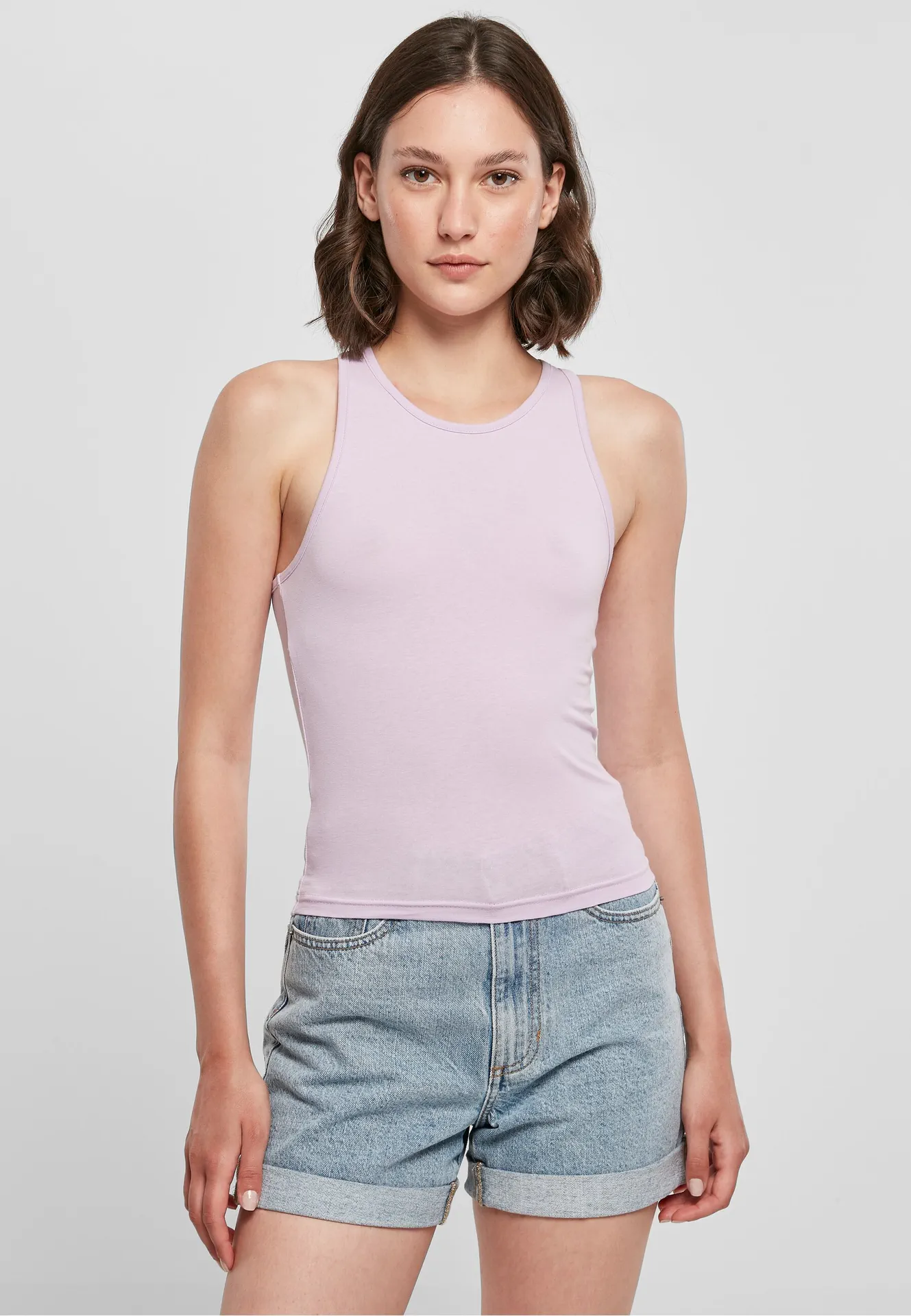 Build Your Brand Ladies Racer Back Top