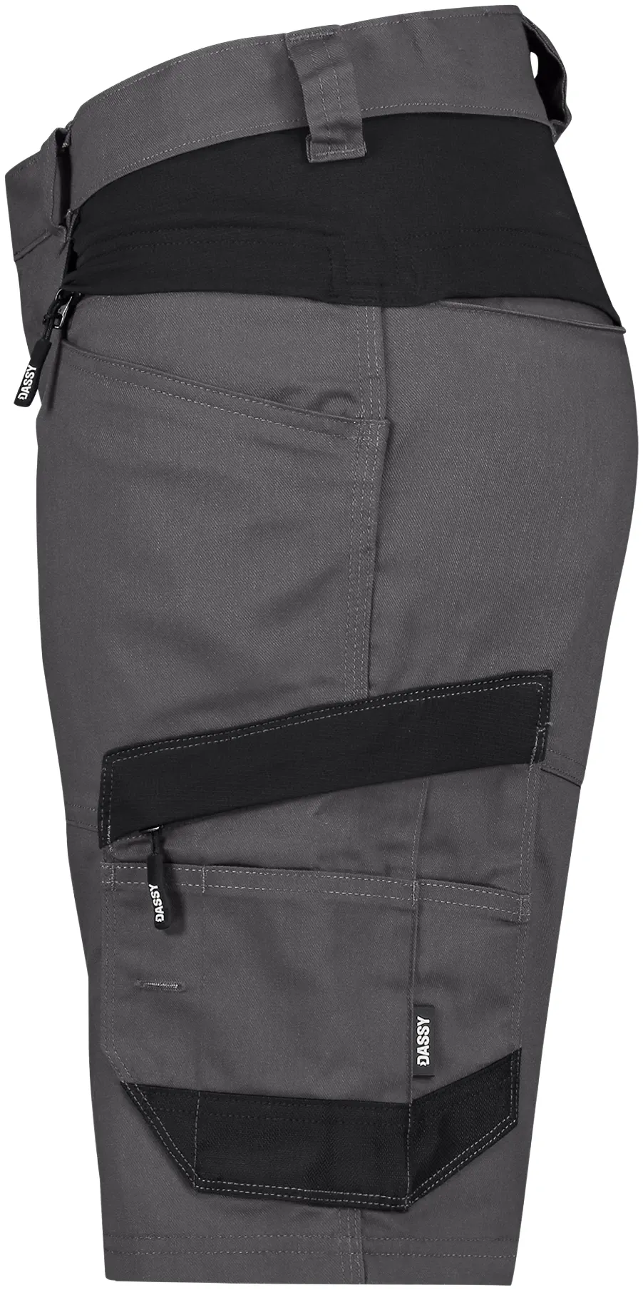 dassy-250113-axis-next-women-work-shorts-with-stretch-for-women-anthracite-grey-black-side-2 DASSY Stretch-Arbeitsshorts Women AXIS Next