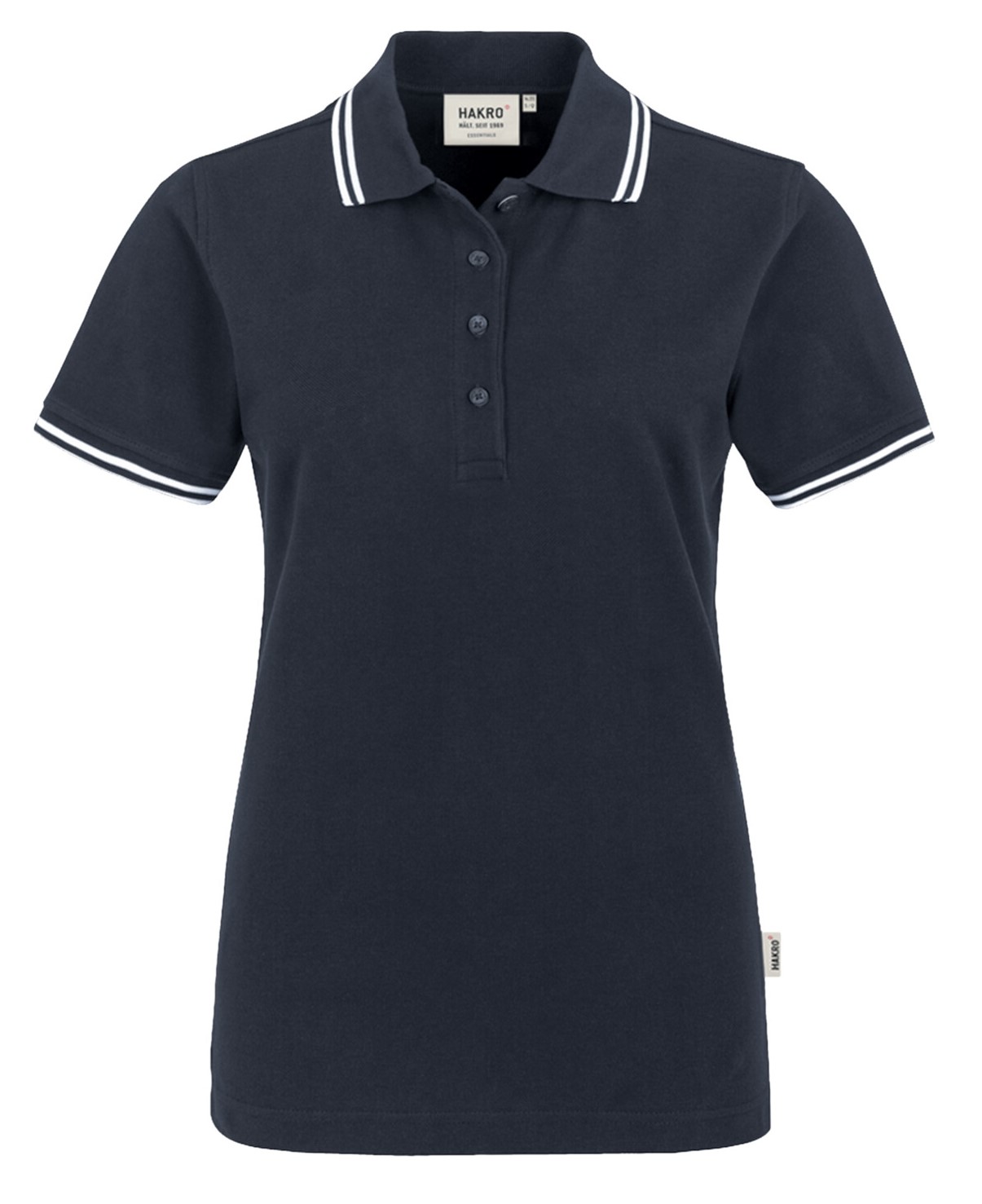 HAKRO Women-Poloshirt 205 Twin-Stripe