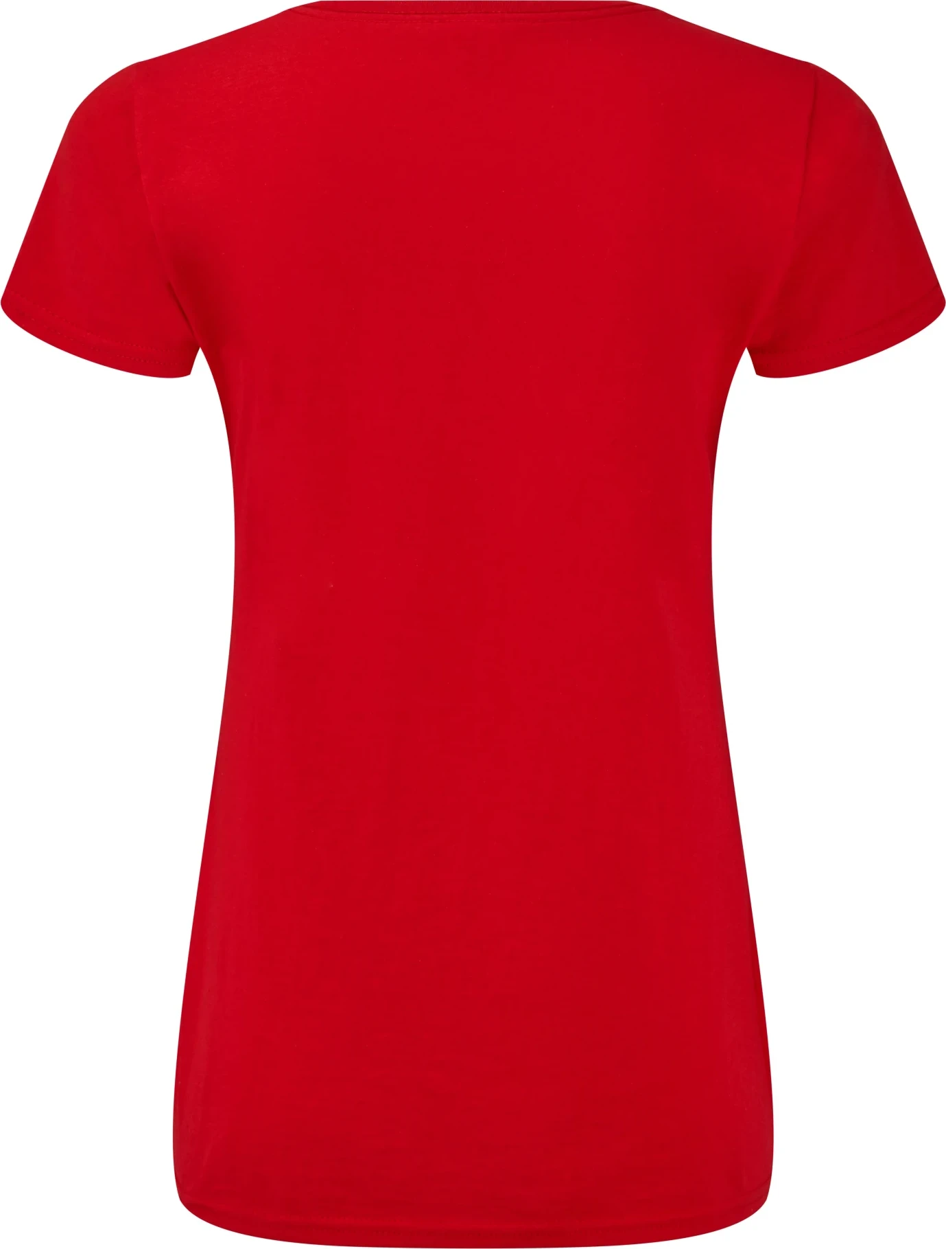 fruit-of-the-loom-61-444-0-ladies-iconic-150-v-neck-t-shirt-red-6 F.O.L. Ladies Iconic 150 V Neck T