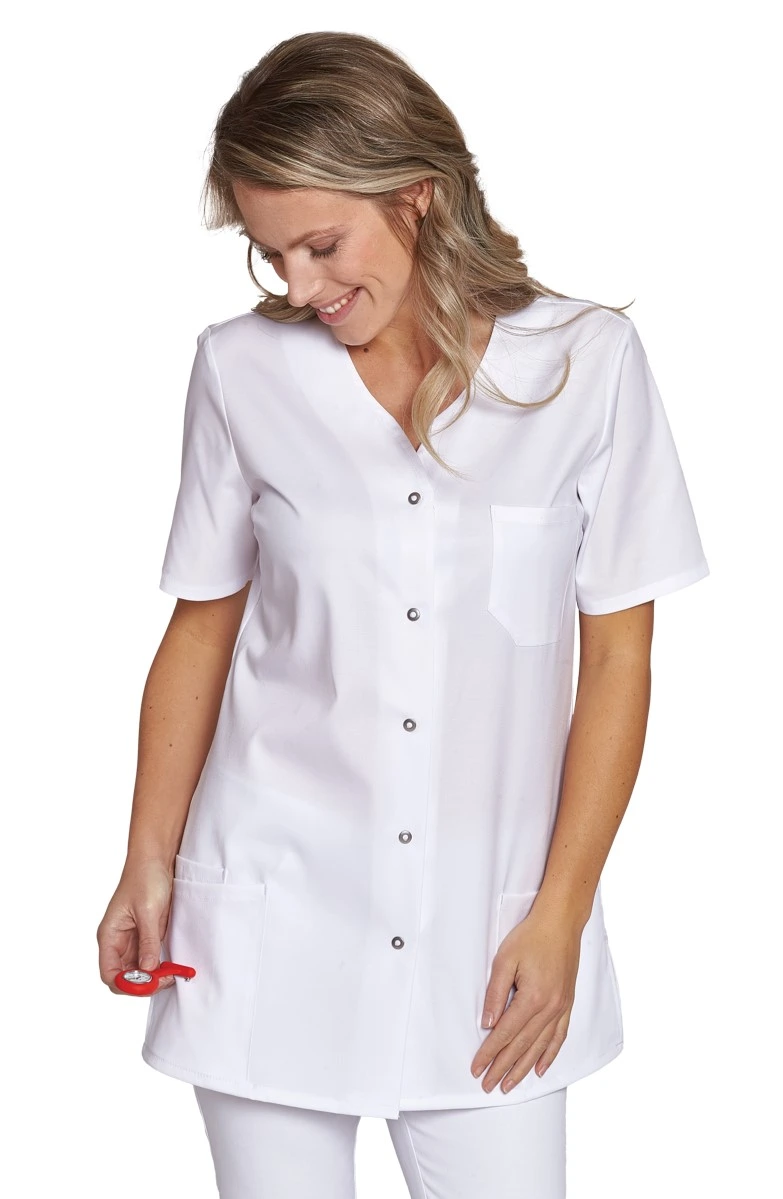 leiber-08-1336-kasack-kurzarm-front-1 Leiber Damen-Kasack kurzarm 08/1336
