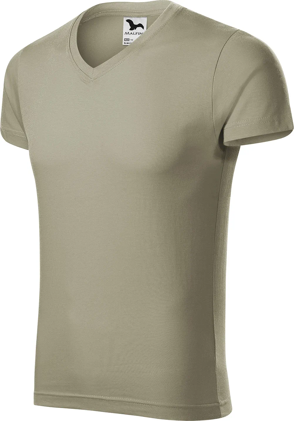 MALFINI T-Shirt Slim Fit V-Neck 146
