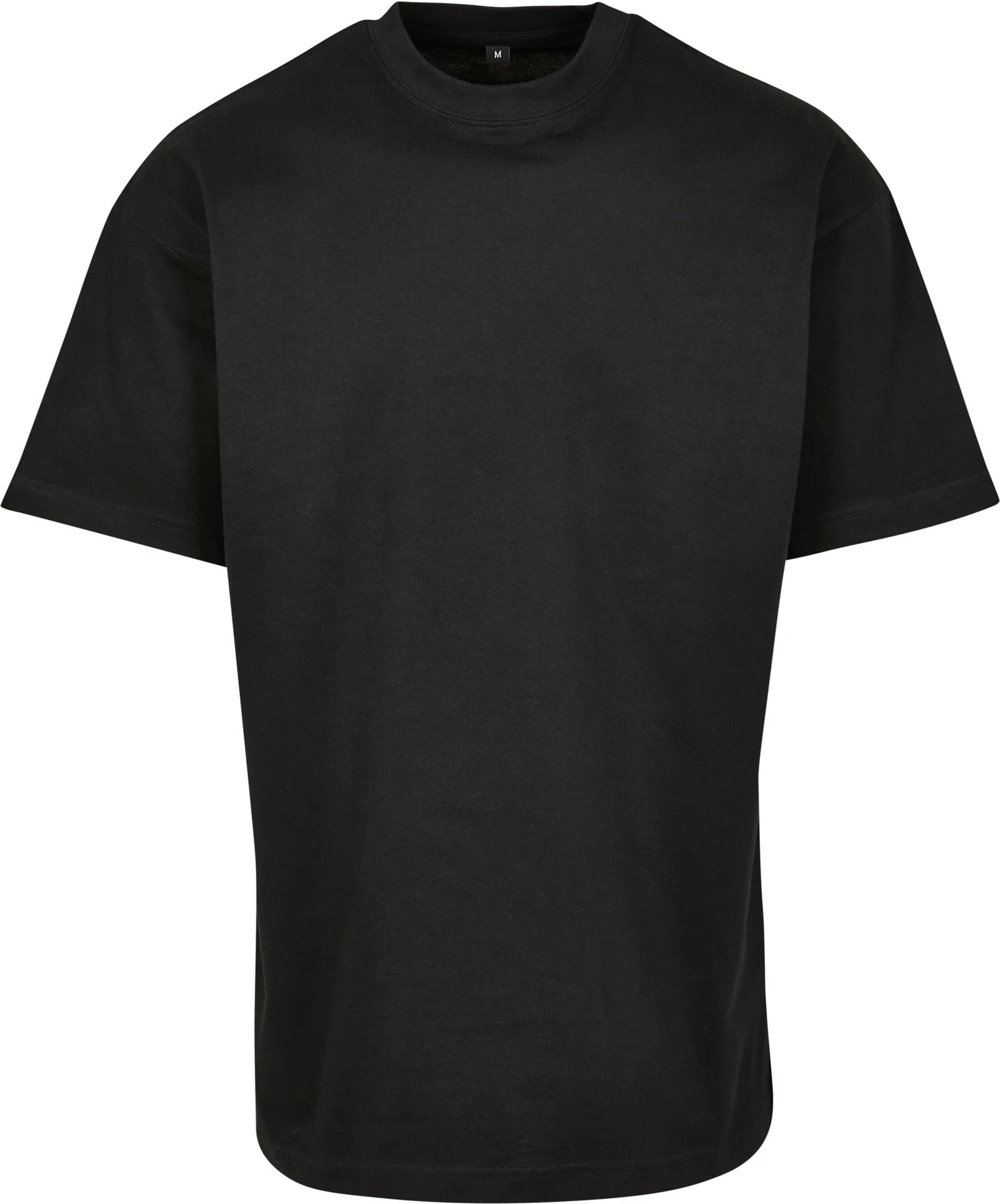BYB-BY122-premium-combed-jersey-t-shirt-black-front-4 Build Your Brand Premium Combed Jersey T-Shirt