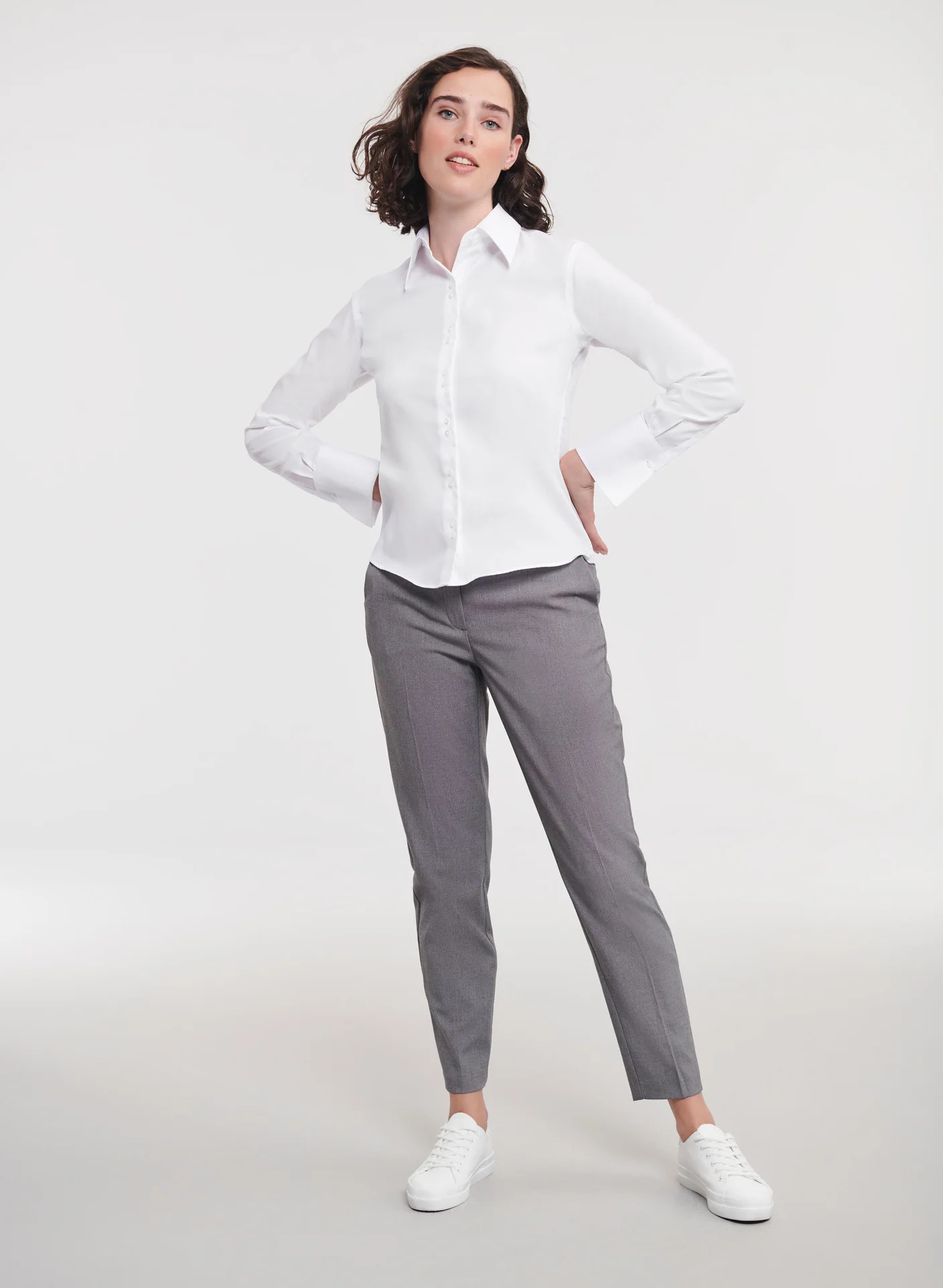Russell Ladies Long Sleeve Ultimate Non-Iron Shirt