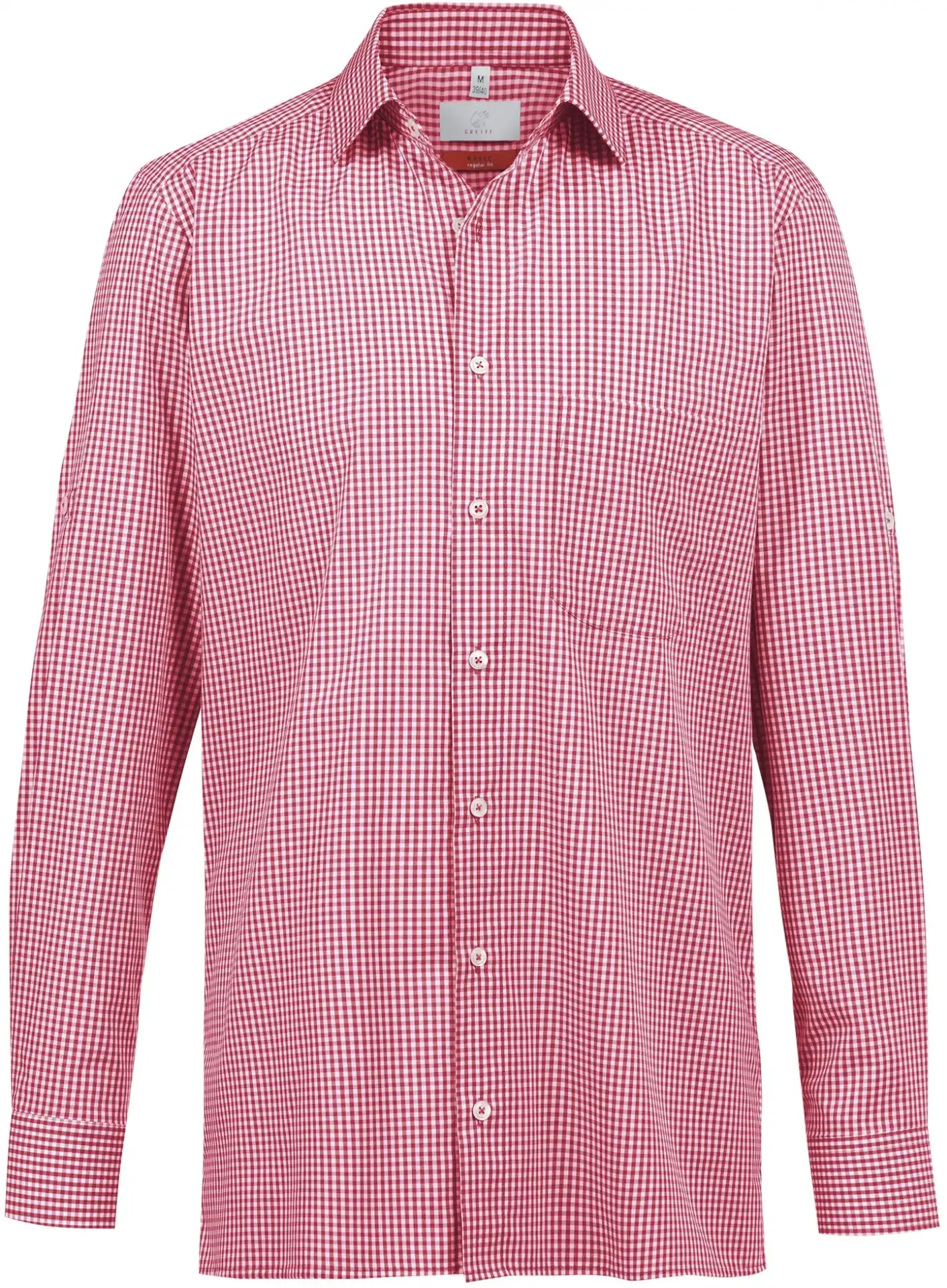 greiff-67213-herren-hemd-11-rf-basic_1170_rot-front-2 GREIFF Herren Hemd vichy karo BASIC Regular Fit