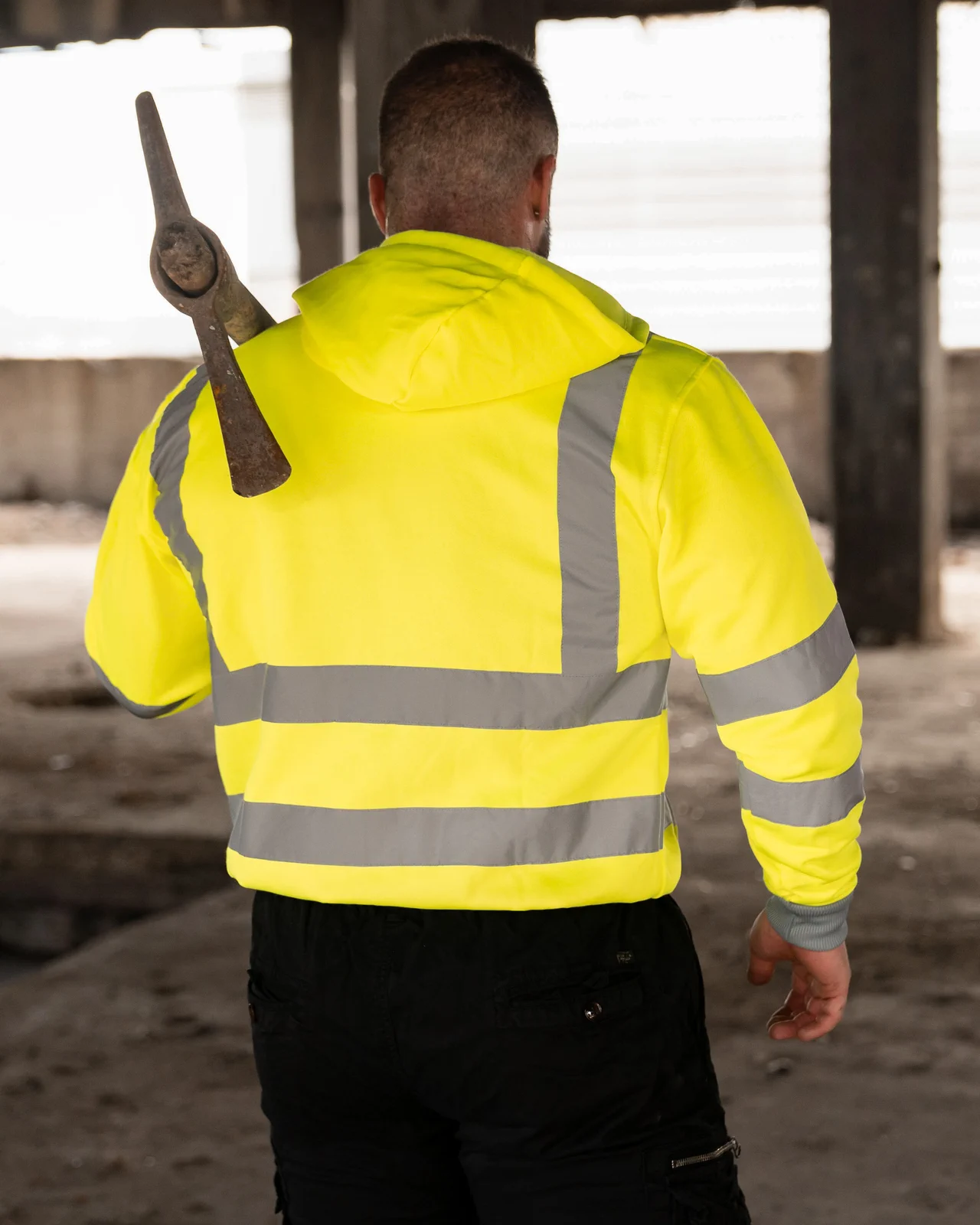 Korntex Hi-Vis Workwear Hoody Cork 