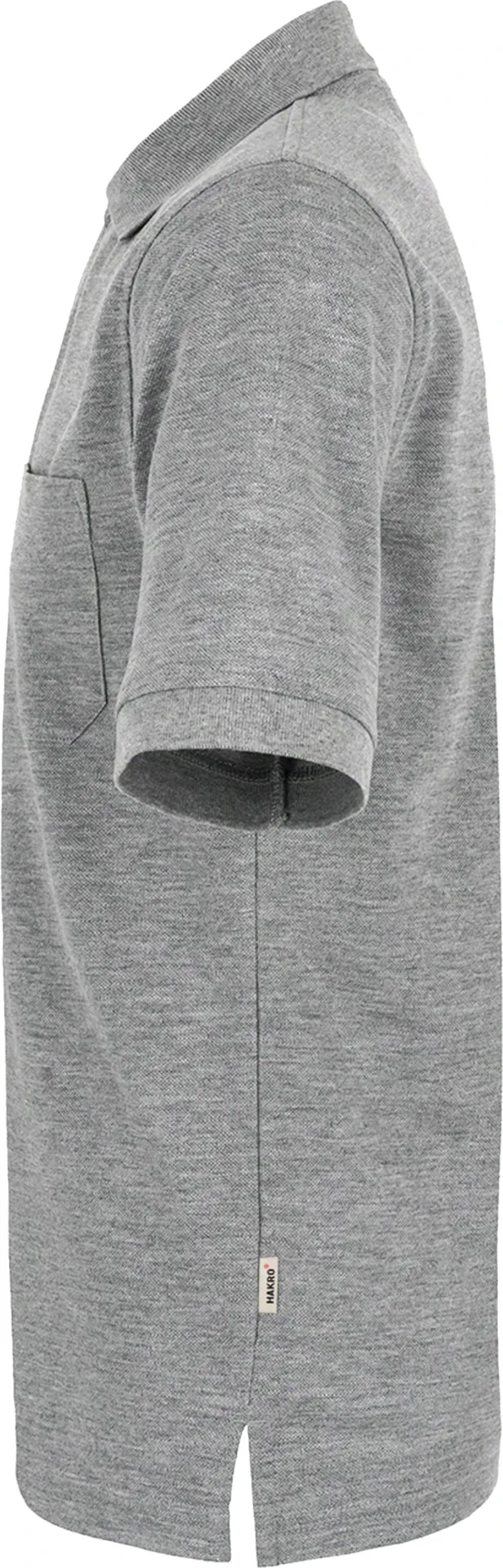 hakro-802-pocket-poloshirt-top-graumeliert-2 HAKRO Pocket-Poloshirt 802 Top