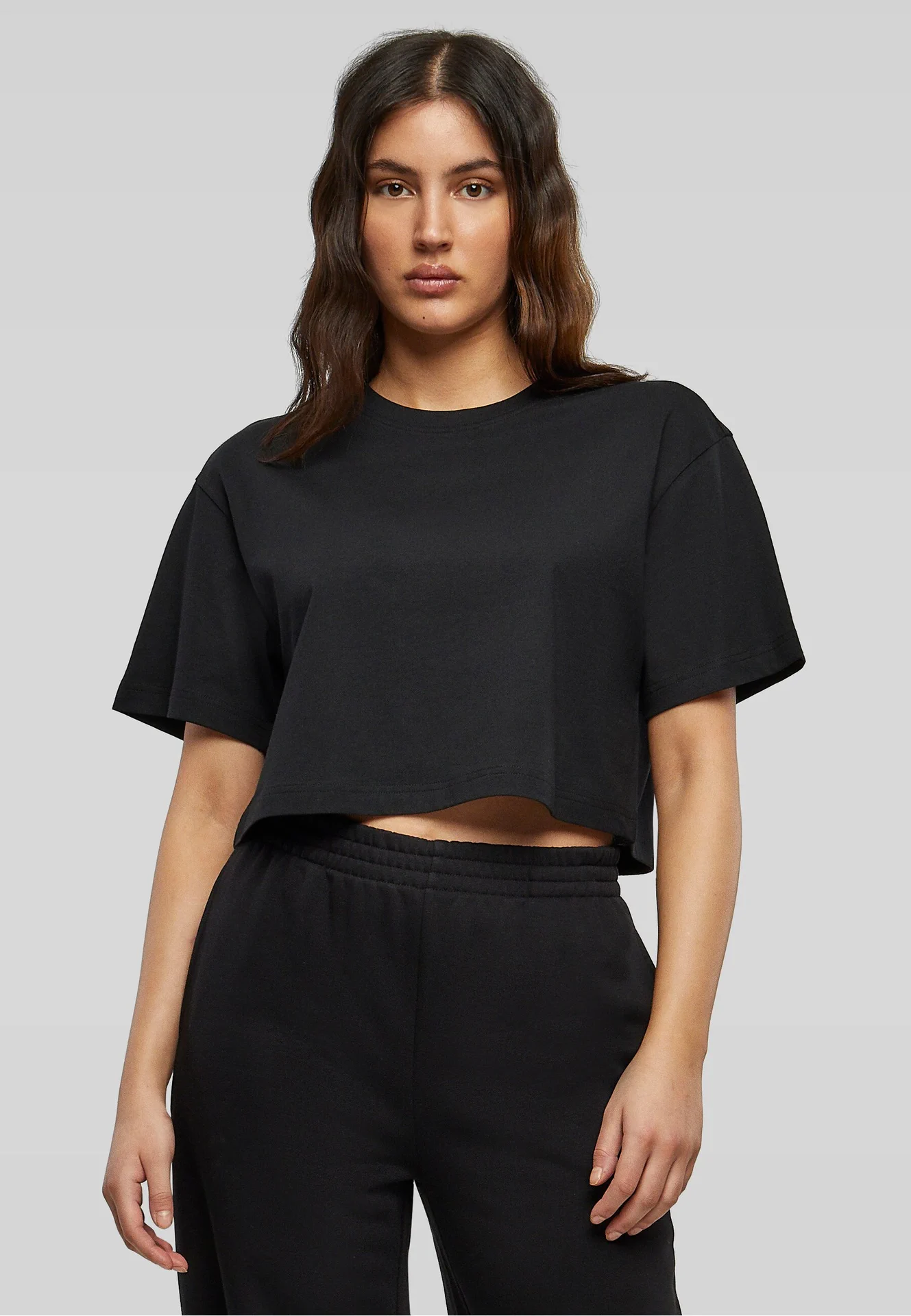 Build Your Brand Ladies Short Oversized Tee