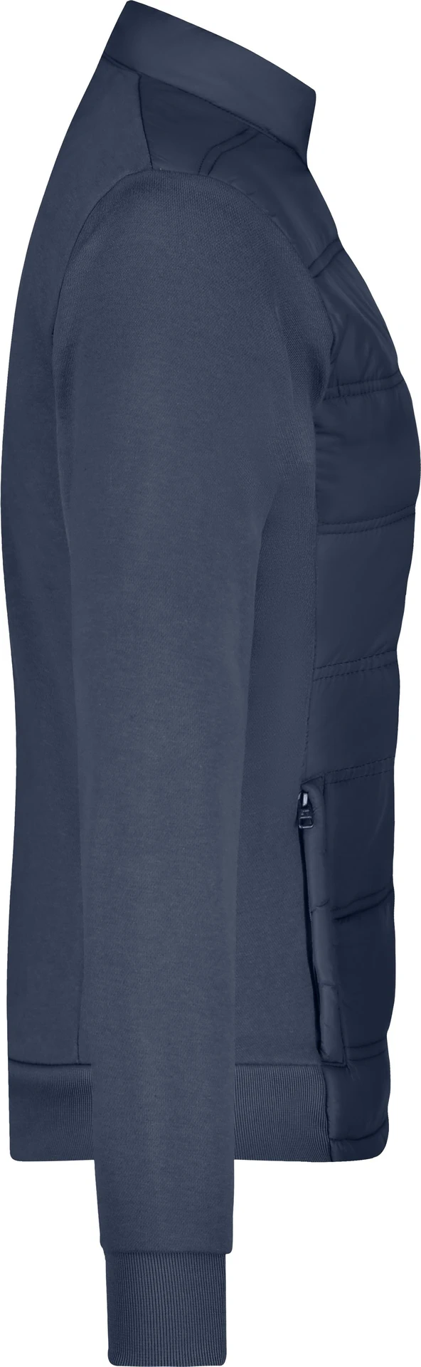 James & Nicholson Ladies Hybrid Sweat Jacket
