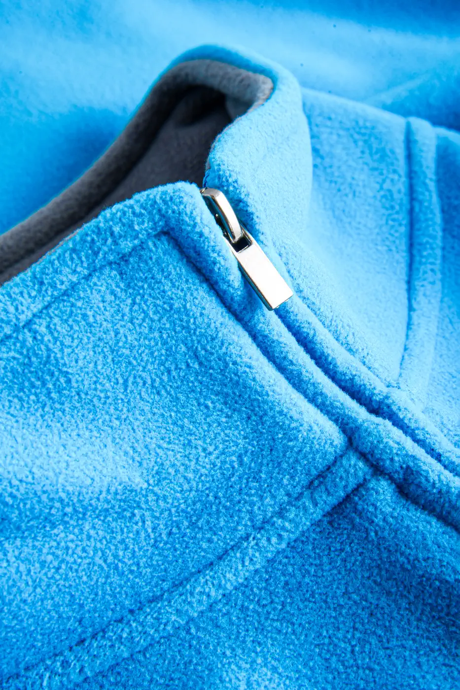 promodoro-7971-mens-double-fleece-jacket-turquoise-lightgrey-detail-7 Promodoro Men's Double Fleece Jacket 7971