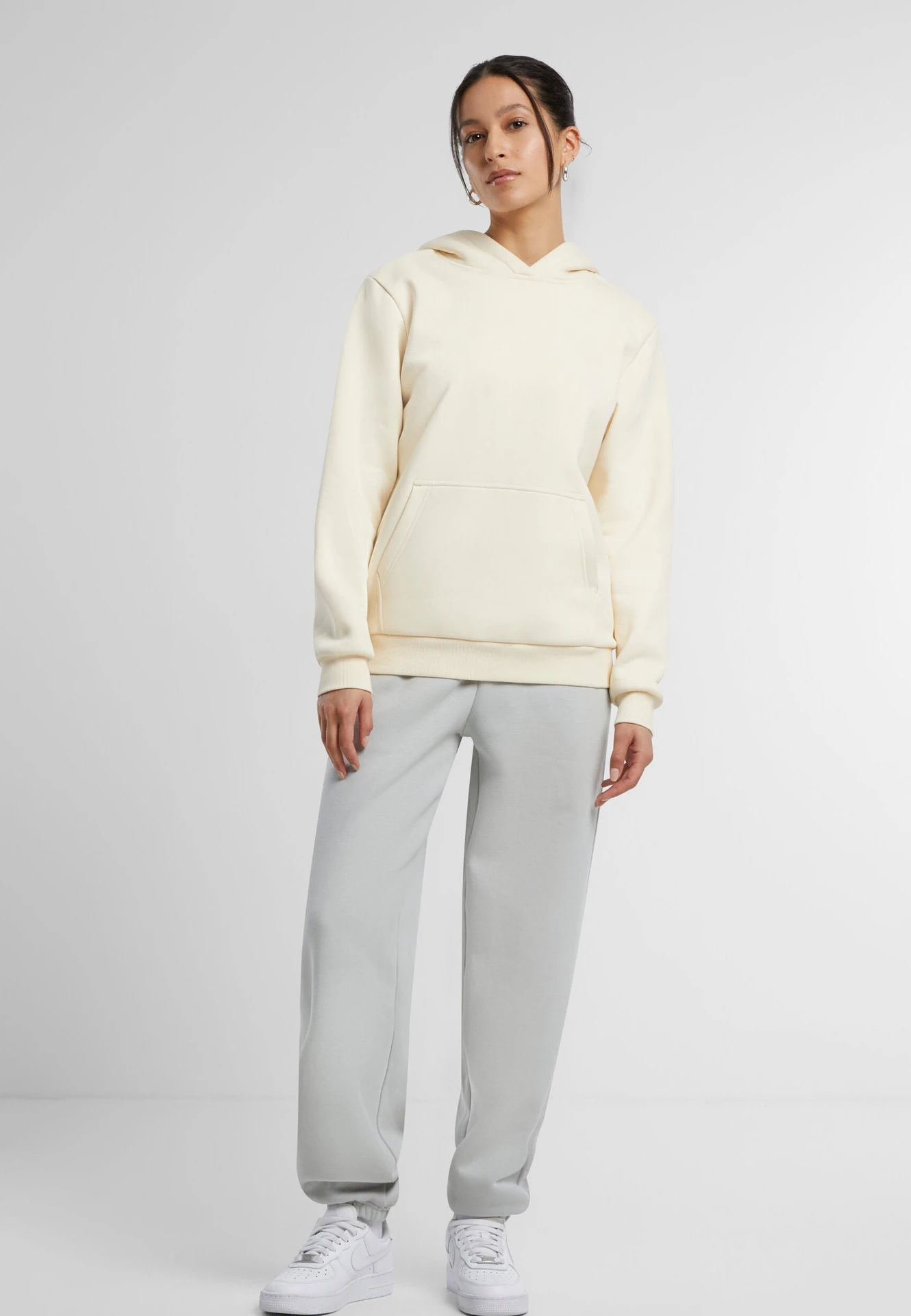 Build Your Brand Ladies Fluffy Hoody