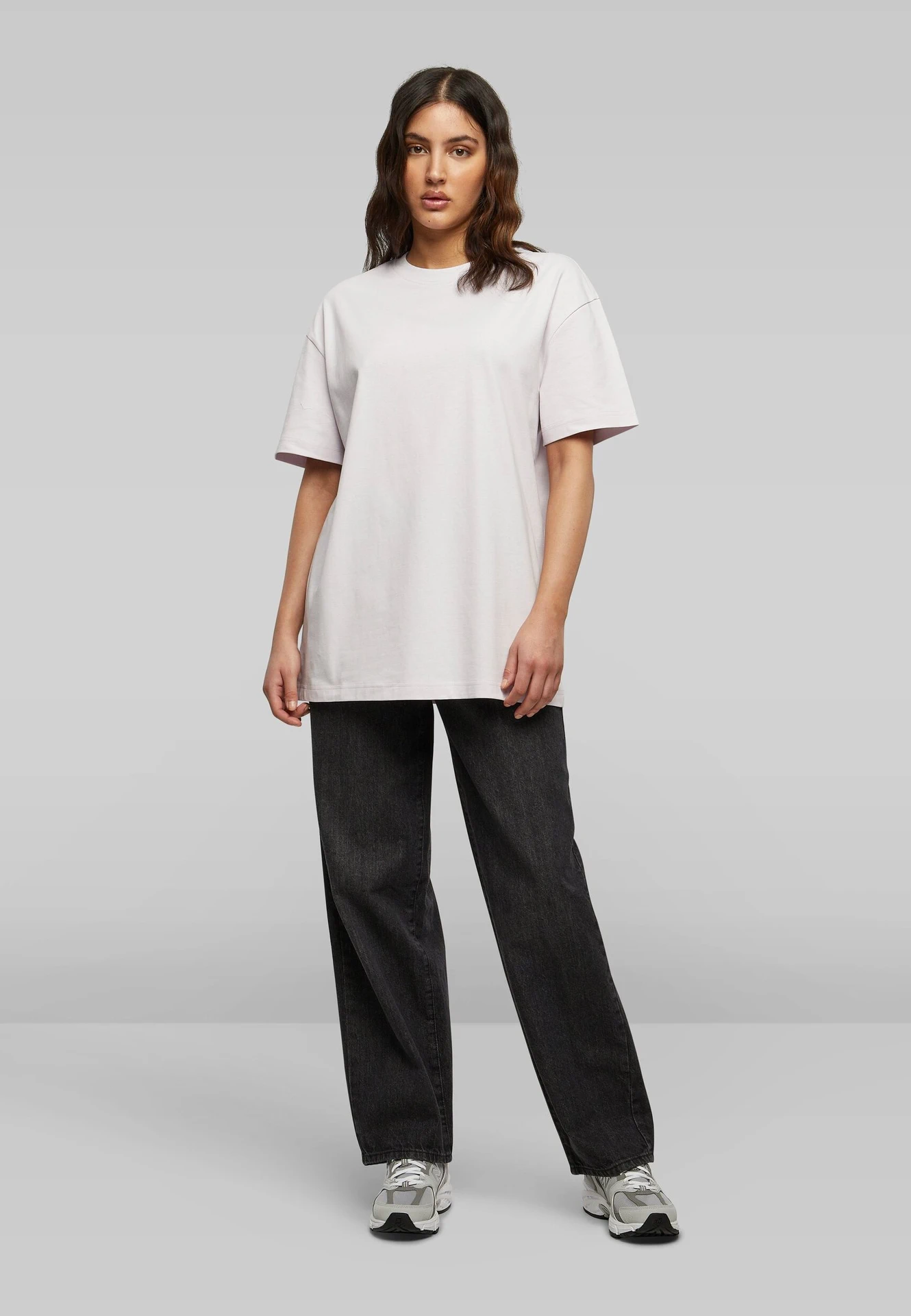 Build Your Brand Ladies Oversized Boyfriend Tee