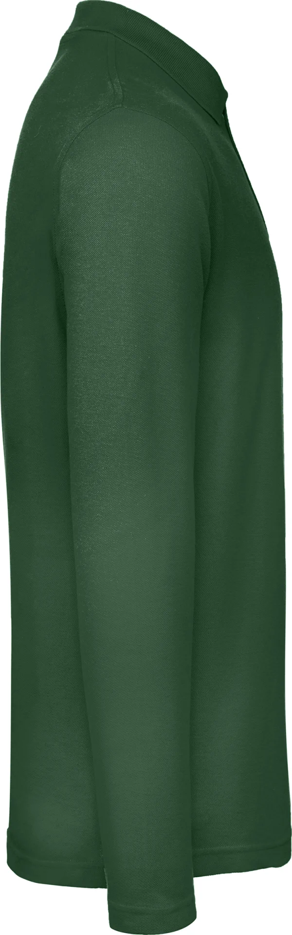 BC-PUI12-ID001-LSL-bottlegreen-1 B&C Long Sleeve Polo ID.001 Men's