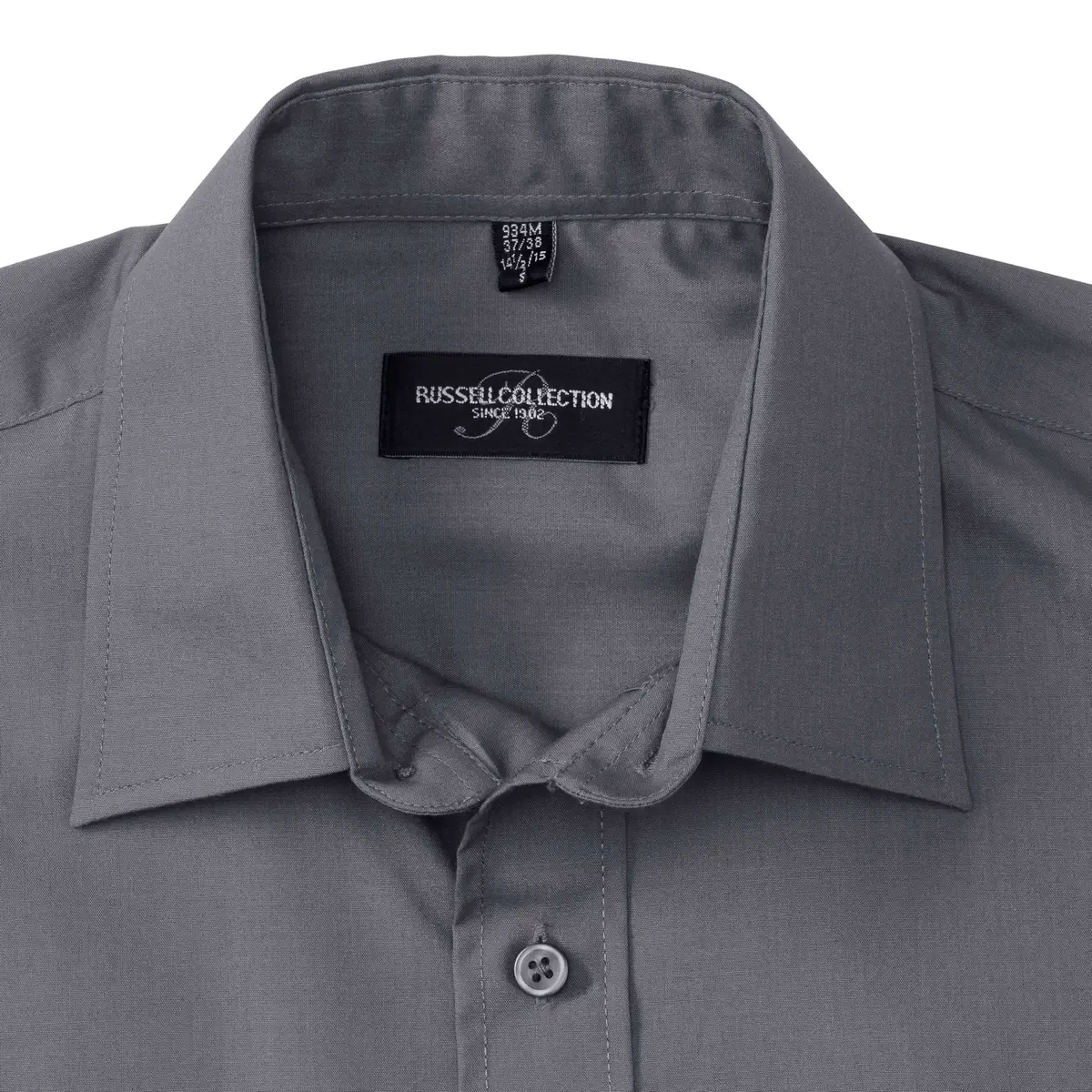 Russell Men's Long Sleeve Polycotton Easy Care Poplin Shirt
