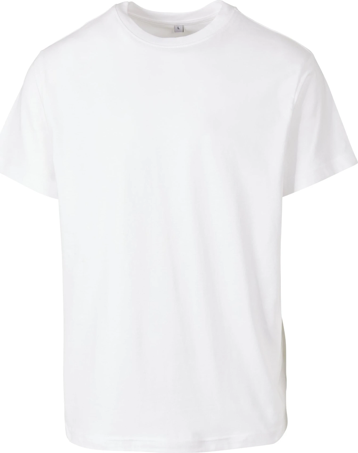 BYB-BY123-premium-combed-jersey-t-shirt-white-front-4 Build Your Brand Premium Combed Jersey T-Shirt