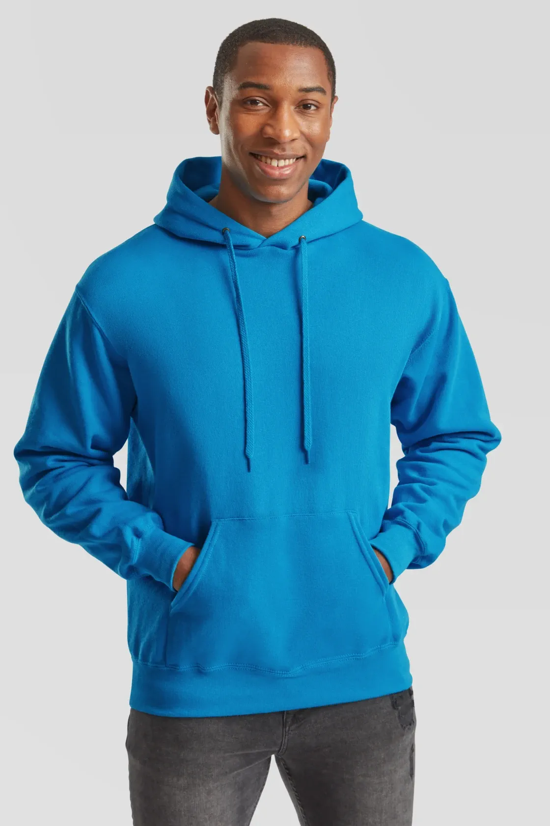 fruit-of-the-loom-62-208-0-classic-hooded-sweatshirt-azureblue-model-0 F.O.L. Classic Hooded Sweat