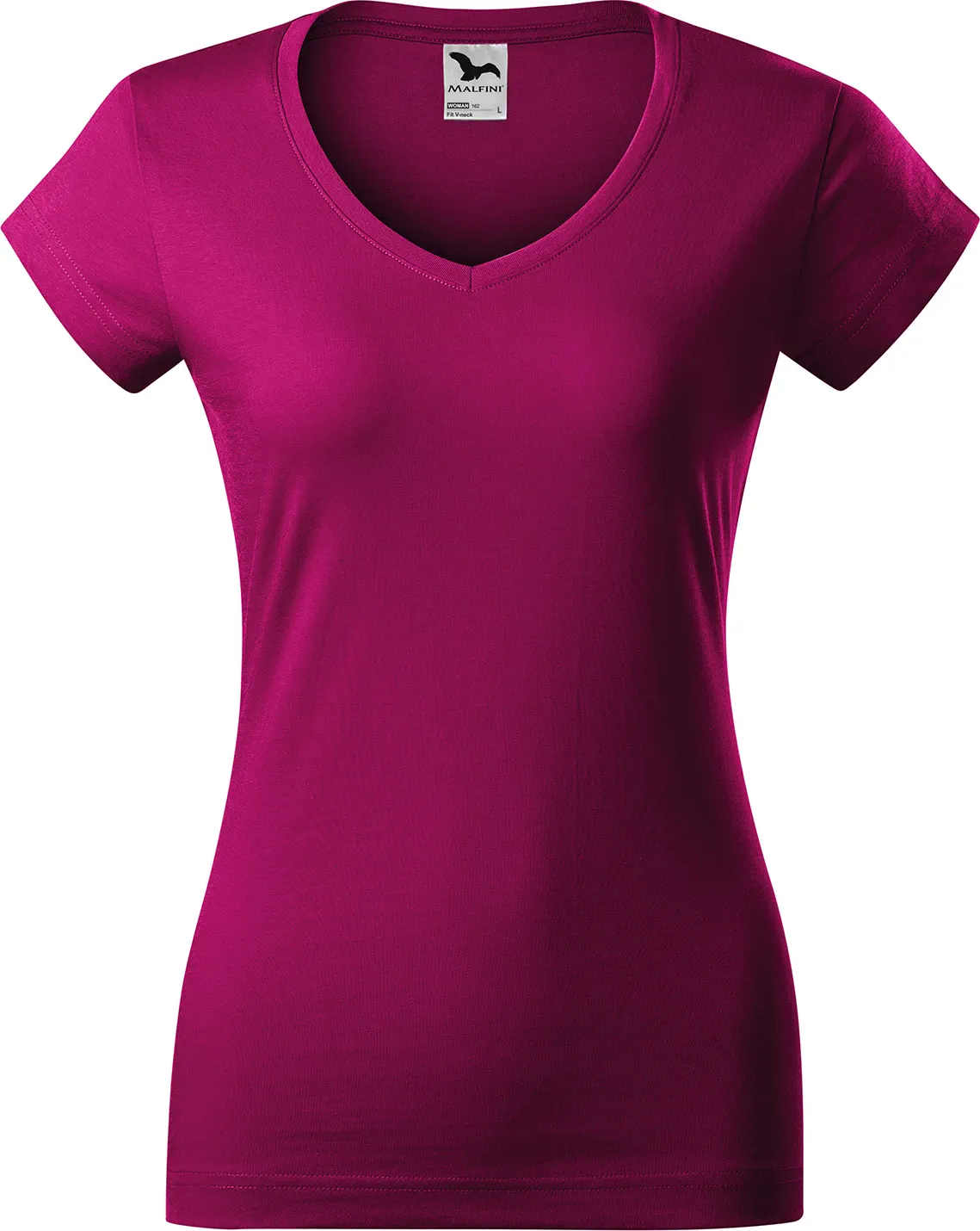 MALFINI T-Shirt Damen Fit V-Neck 162