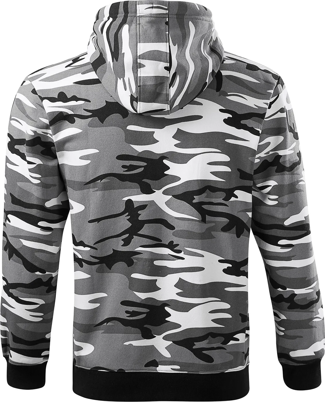 MALFINI Sweatshirt Camo Zipper C19
