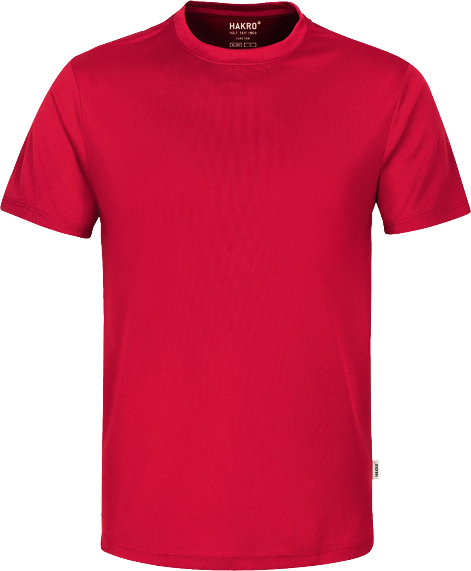 hakro-287-t-shirt-coolmax-rot-front-1 HAKRO T-Shirt 287 Coolmax