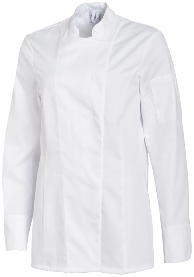 leiber-08-1352-kochjacke-langarm-weiss-front-3 Leiber Damen-Kochjacke langarm 08/1352